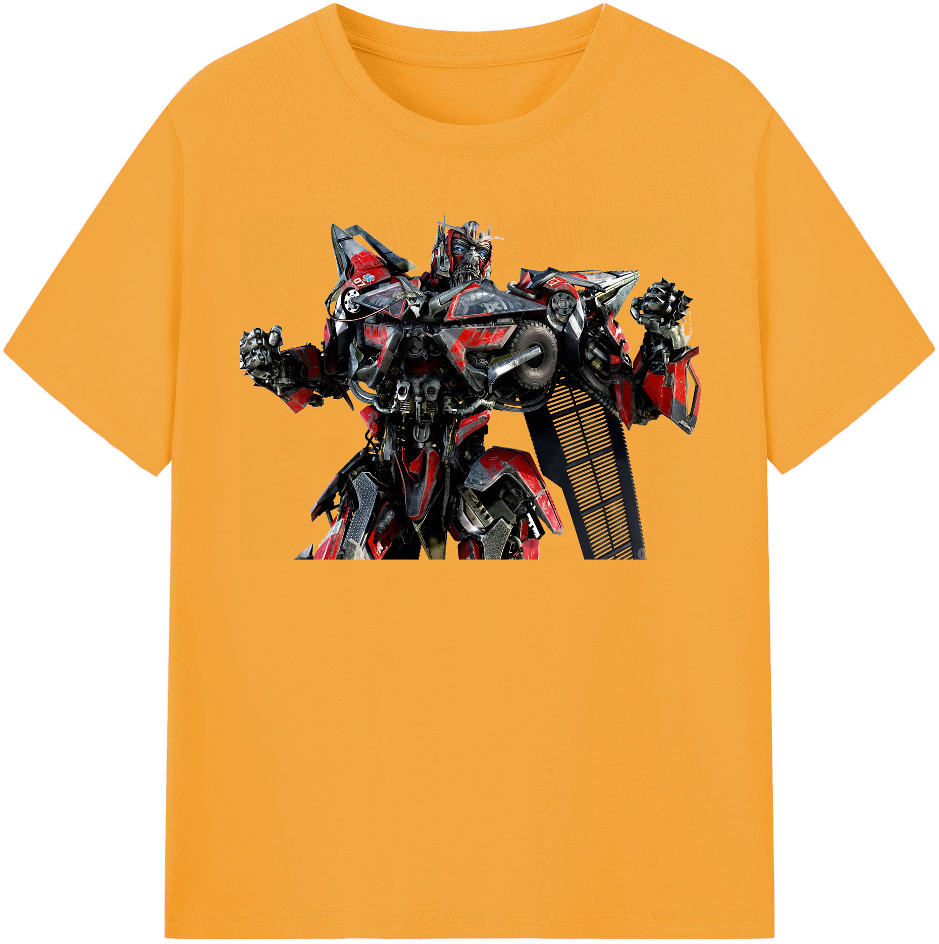 （画像用） Transformers トランスフォーマー レディースカジュアルプリントTシャツ（綿100％）