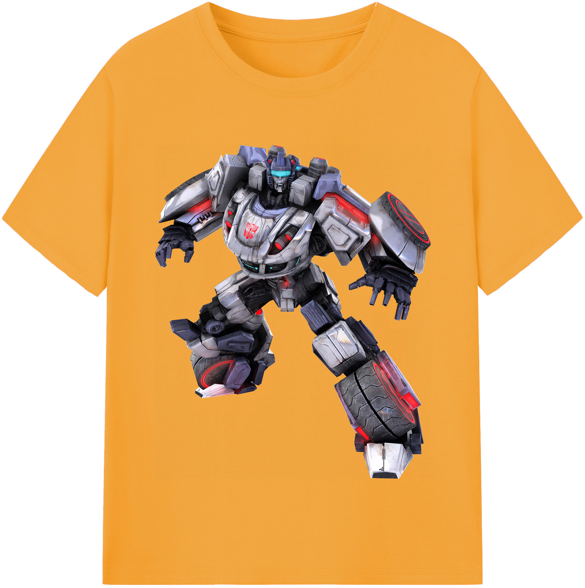 （画像用） Transformers トランスフォーマー レディースカジュアルプリントTシャツ（綿100％）