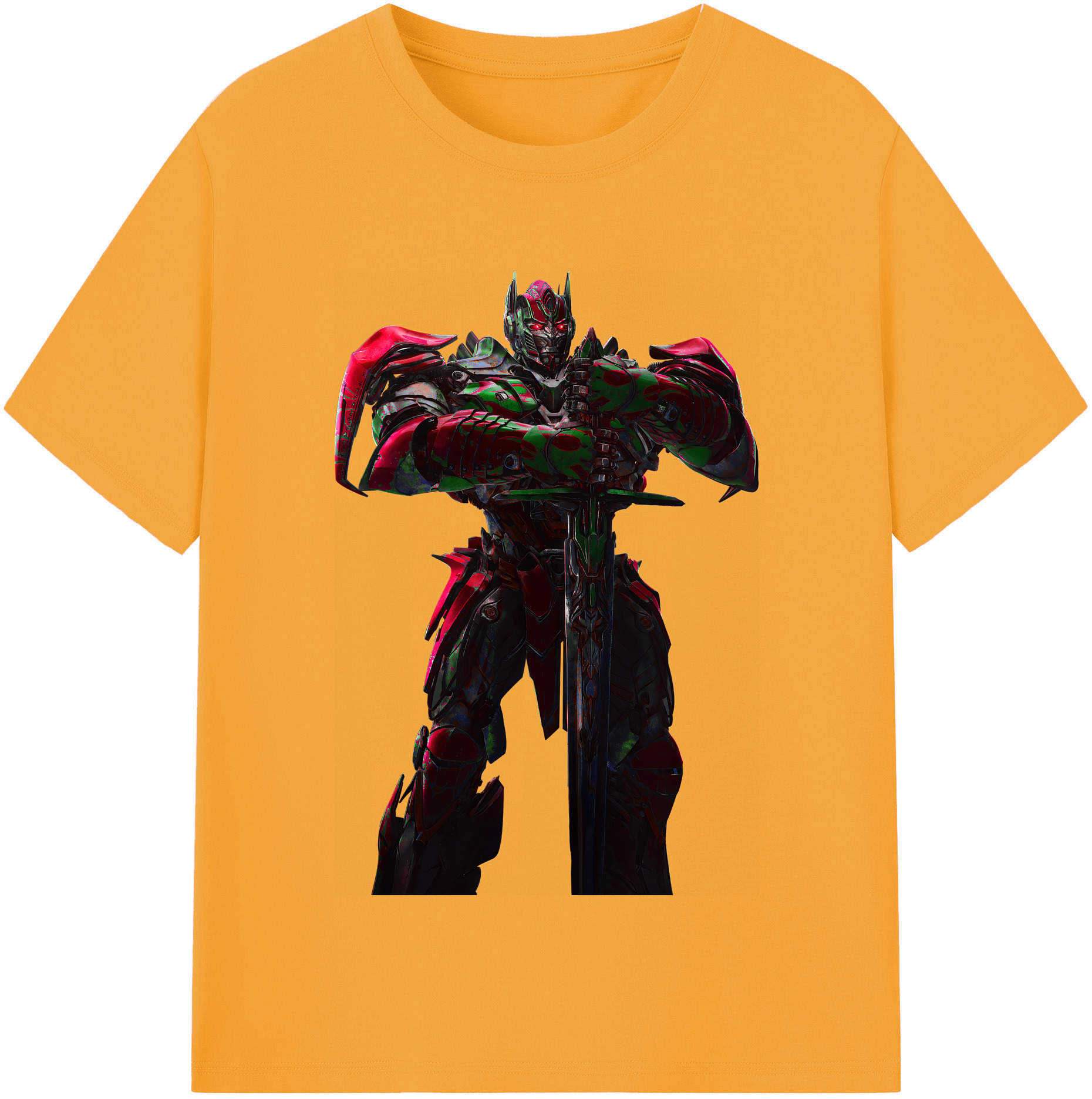 （画像用） Transformers トランスフォーマー レディースカジュアルプリントTシャツ（綿100％）