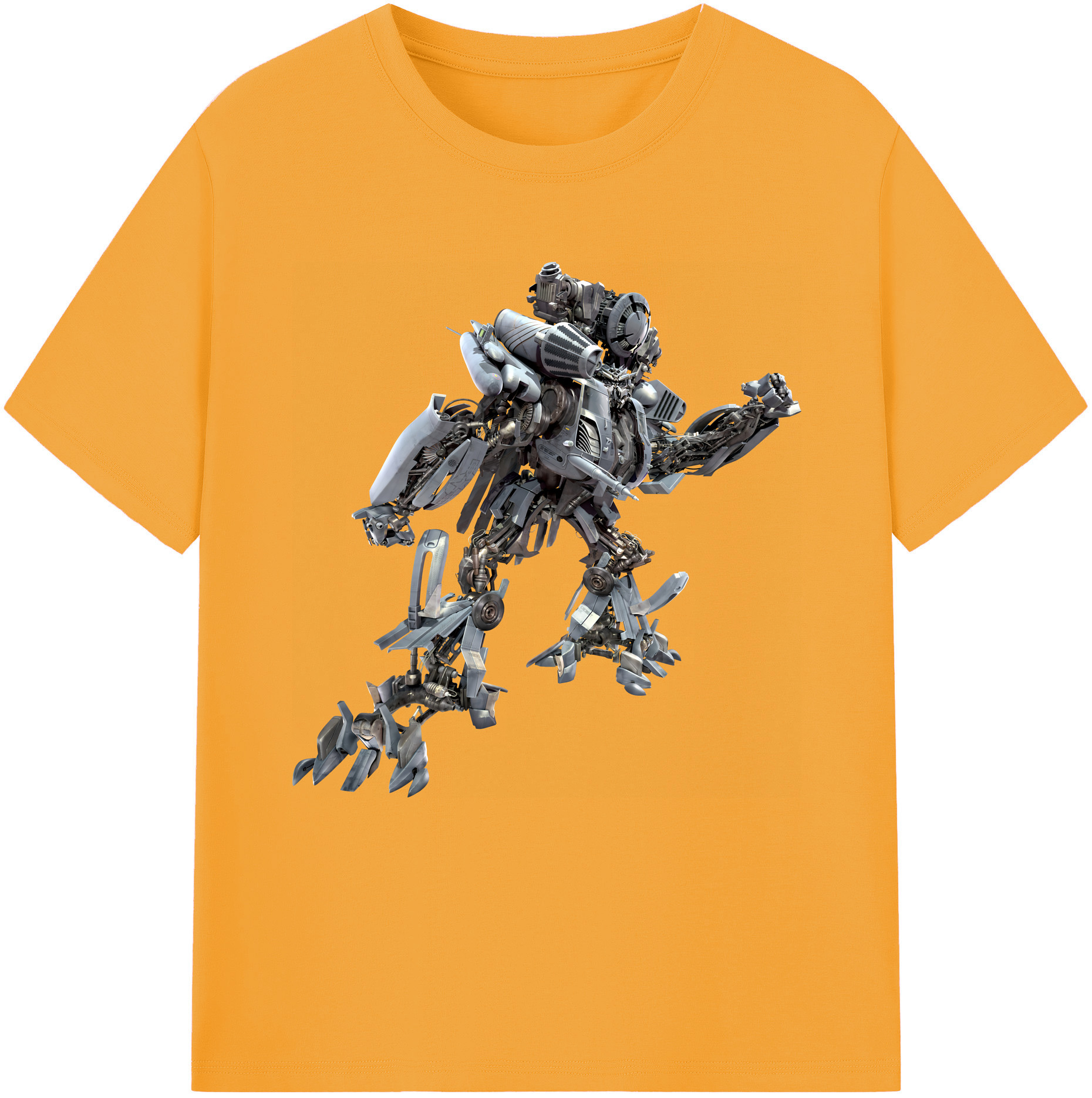 （画像用） Transformers トランスフォーマー レディースカジュアルプリントTシャツ（綿100％）
