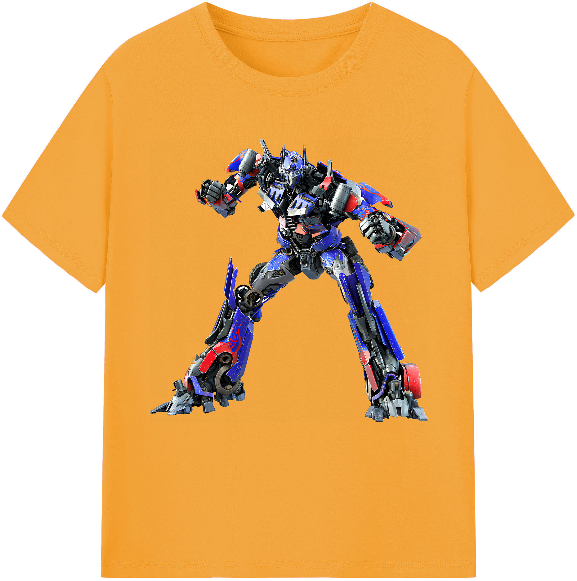 （画像用） Transformers トランスフォーマー レディースカジュアルプリントTシャツ（綿100％）