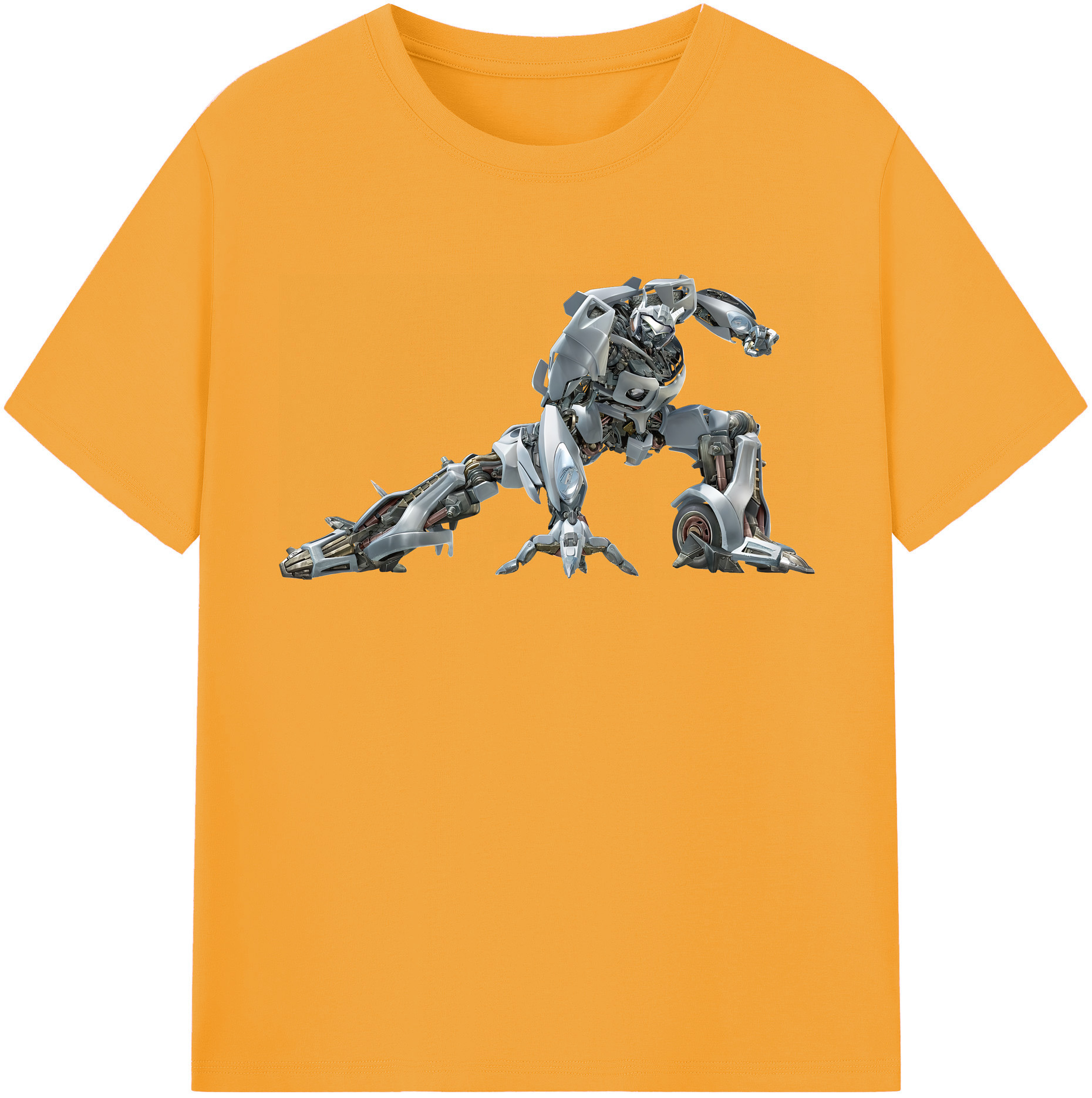 （画像用） Transformers トランスフォーマー レディースカジュアルプリントTシャツ（綿100％）