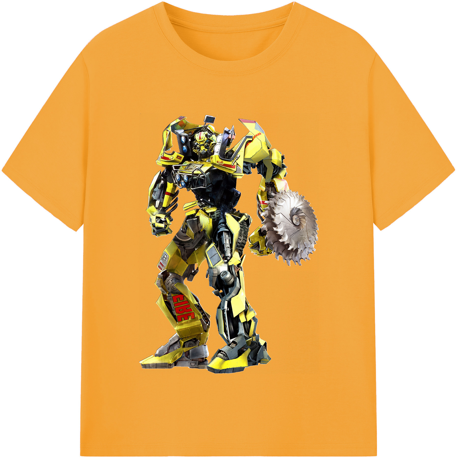 （画像用） Transformers トランスフォーマー レディースカジュアルプリントTシャツ（綿100％）