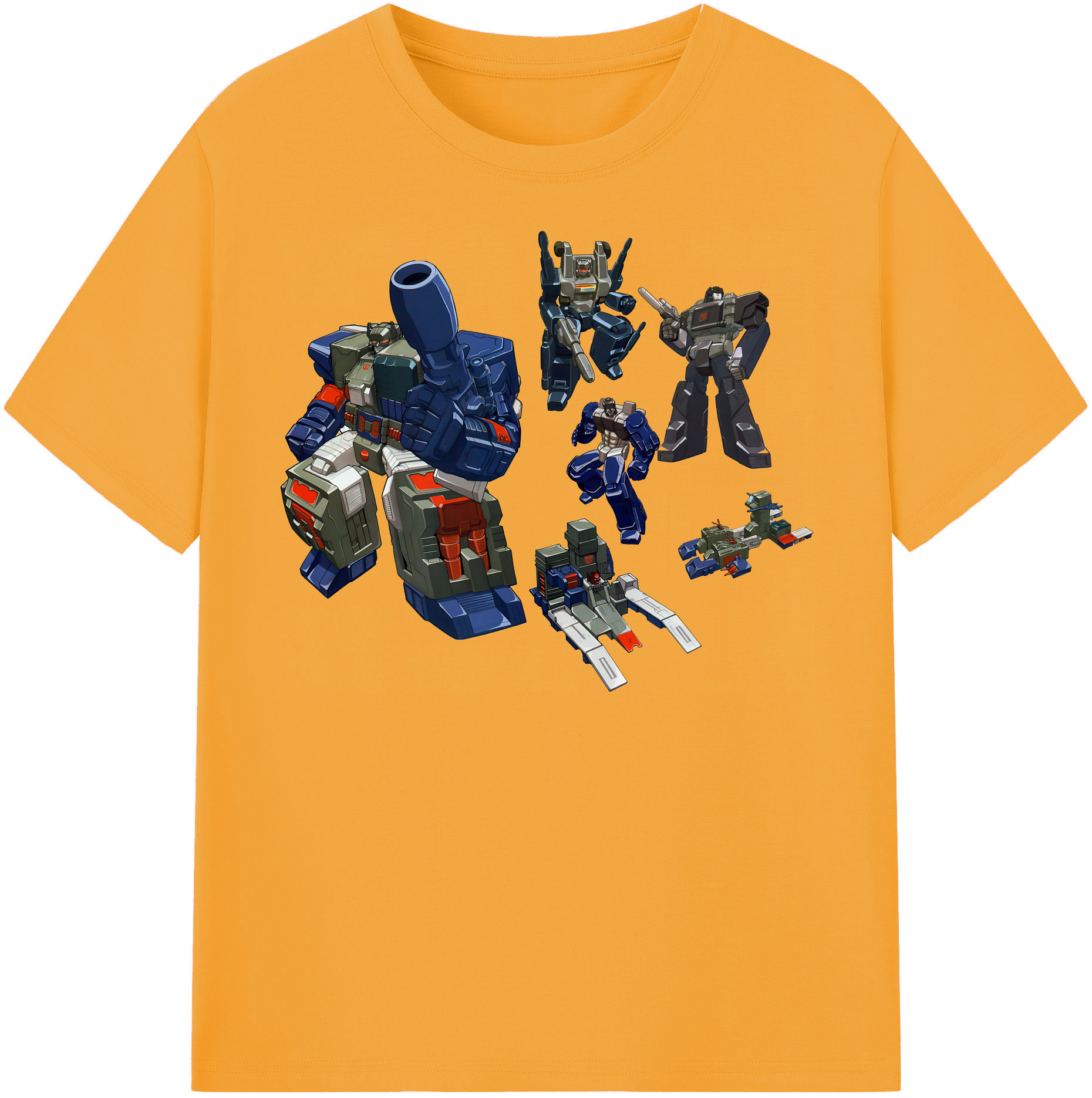（画像用） Transformers トランスフォーマー レディースカジュアルプリントTシャツ（綿100％）