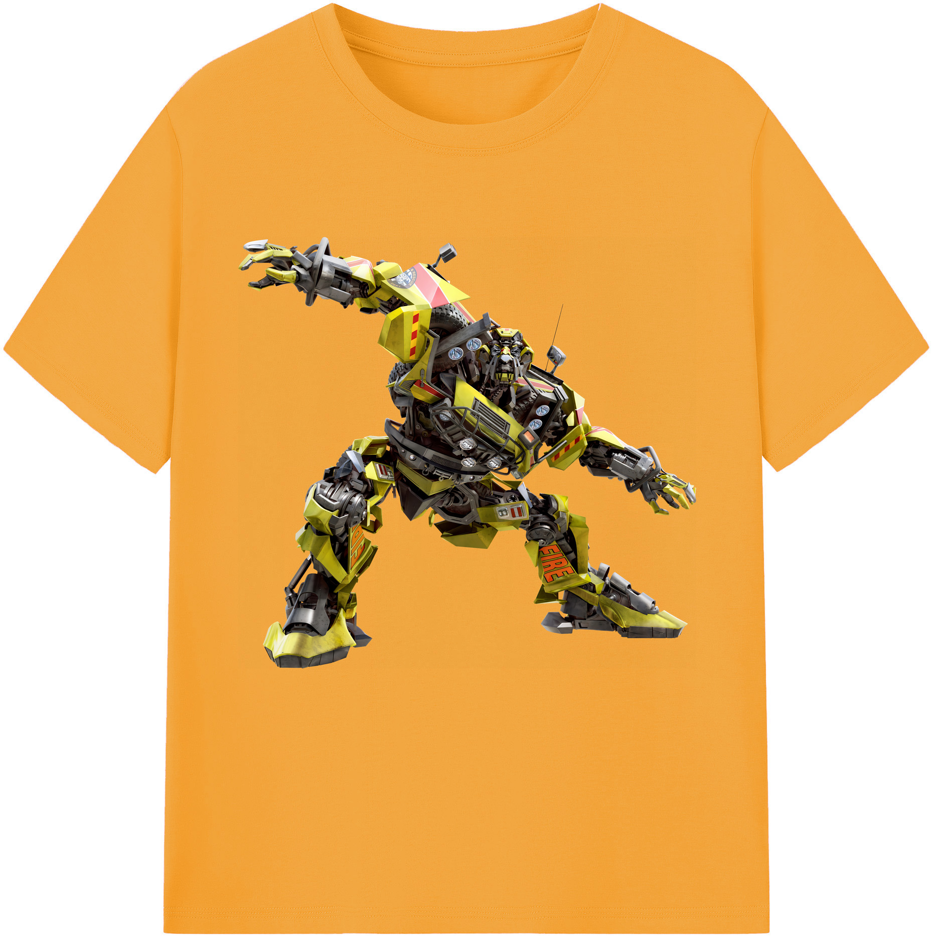 （画像用） Transformers トランスフォーマー レディースカジュアルプリントTシャツ（綿100％）