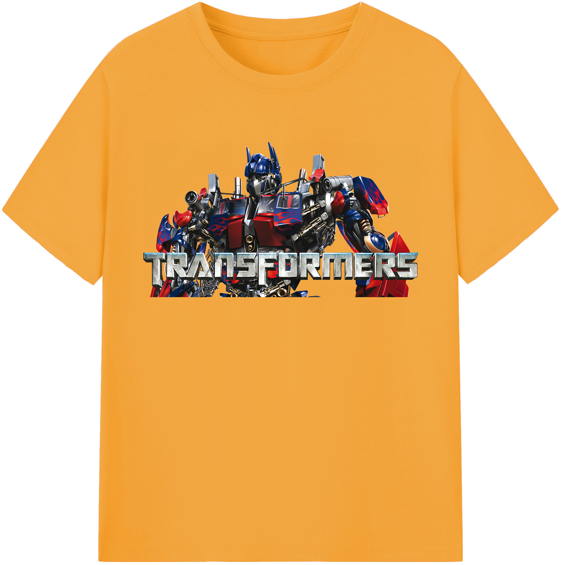 （画像用） Transformers トランスフォーマー レディースカジュアルプリントTシャツ（綿100％）