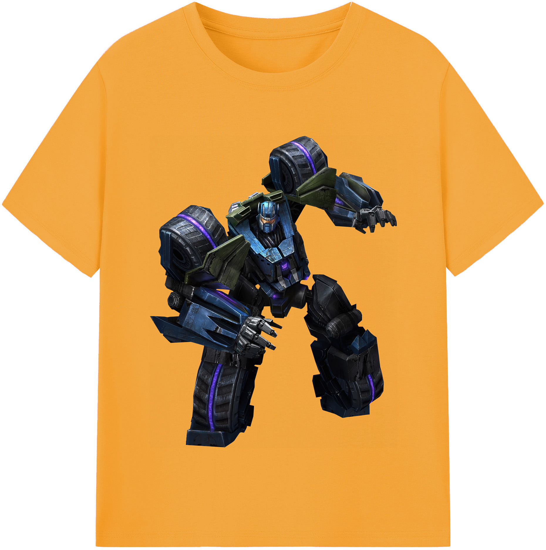 （画像用） Transformers トランスフォーマー レディースカジュアルプリントTシャツ（綿100％）