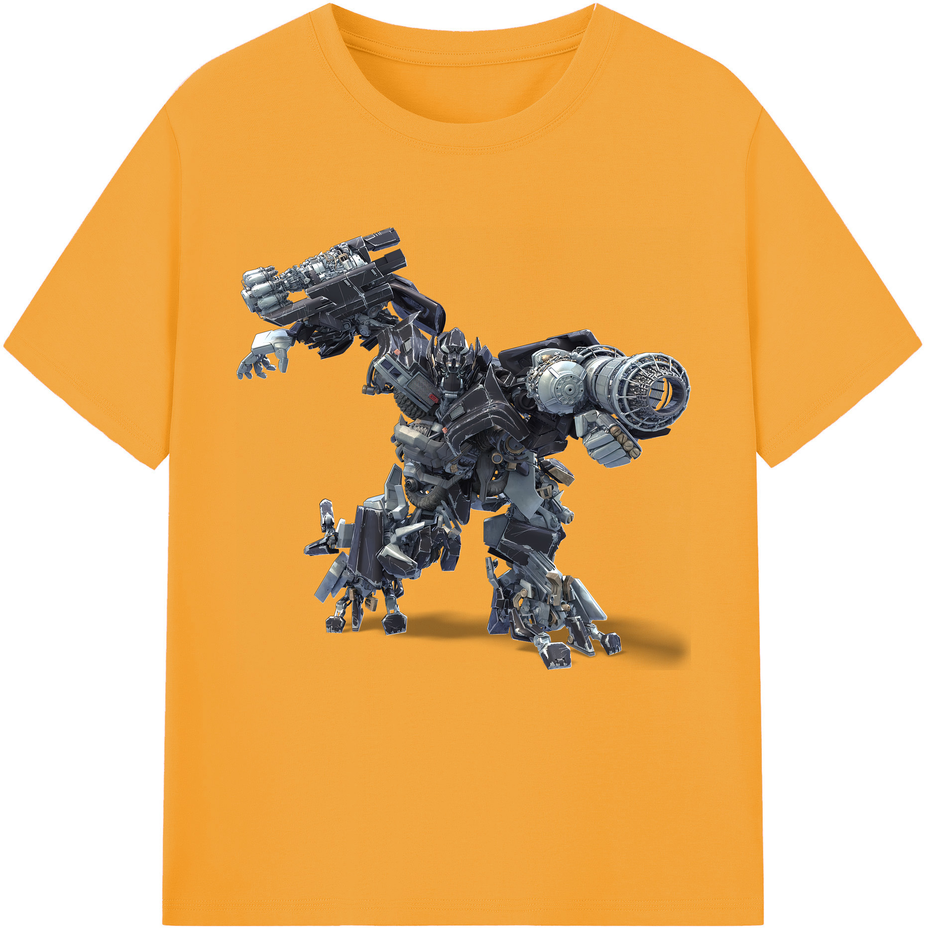 （画像用） Transformers トランスフォーマー レディースカジュアルプリントTシャツ（綿100％）