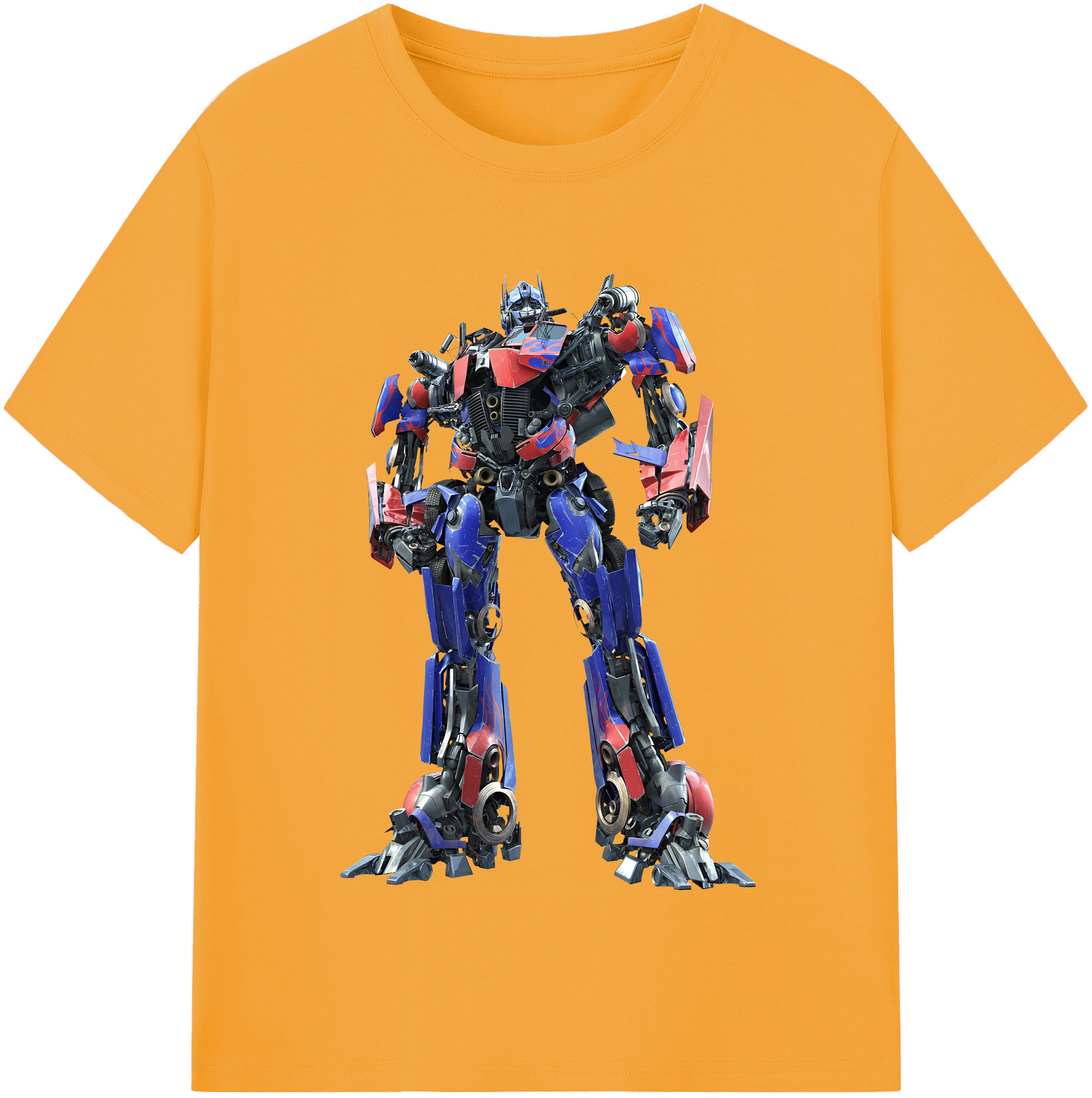 （画像用） Transformers トランスフォーマー レディースカジュアルプリントTシャツ（綿100％）