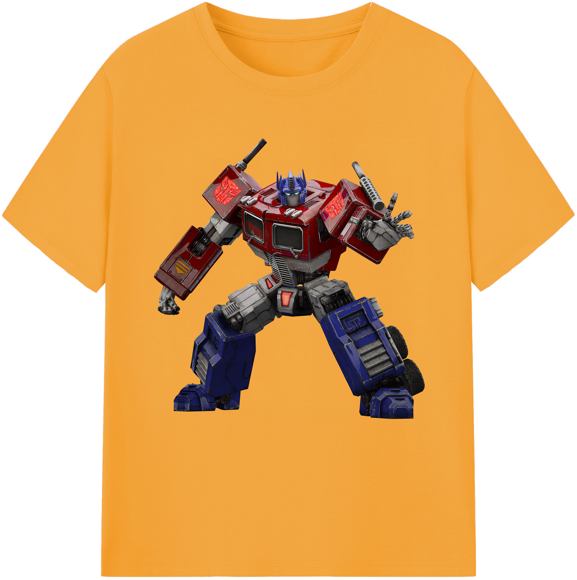（画像用） Transformers トランスフォーマー レディースカジュアルプリントTシャツ（綿100％）