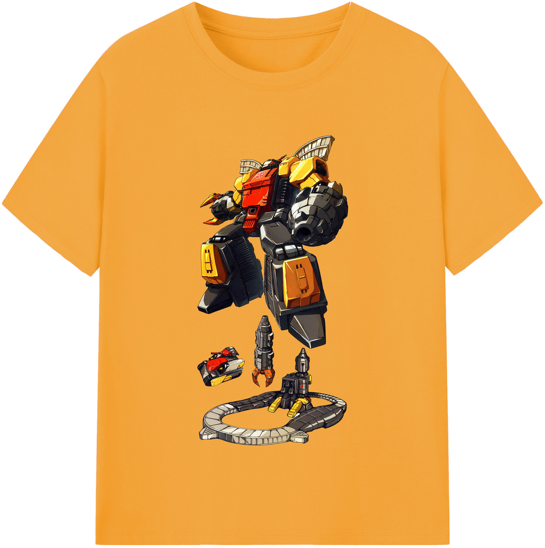 （画像用） Transformers トランスフォーマー レディースカジュアルプリントTシャツ（綿100％）