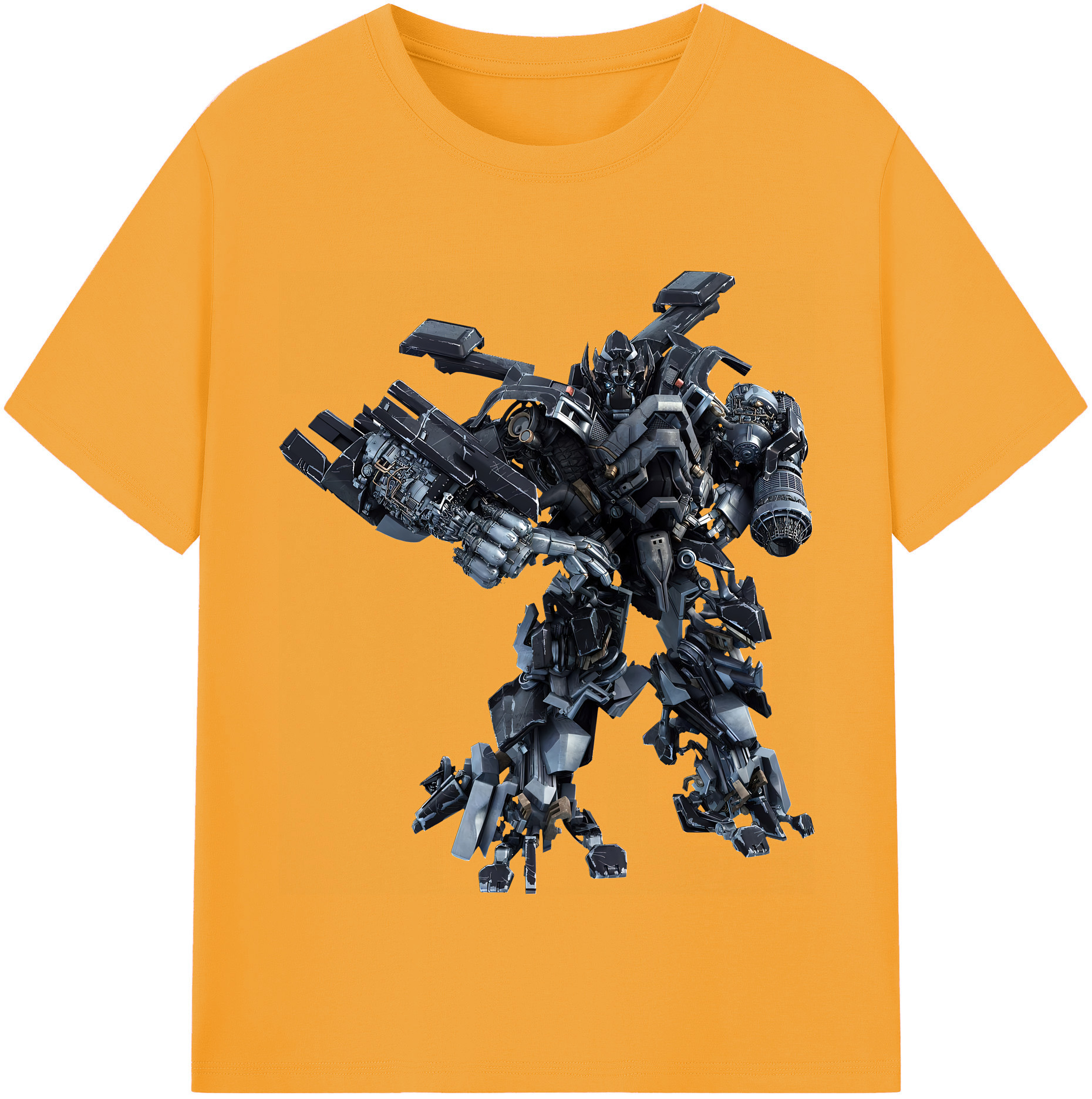 （画像用） Transformers トランスフォーマー レディースカジュアルプリントTシャツ（綿100％）