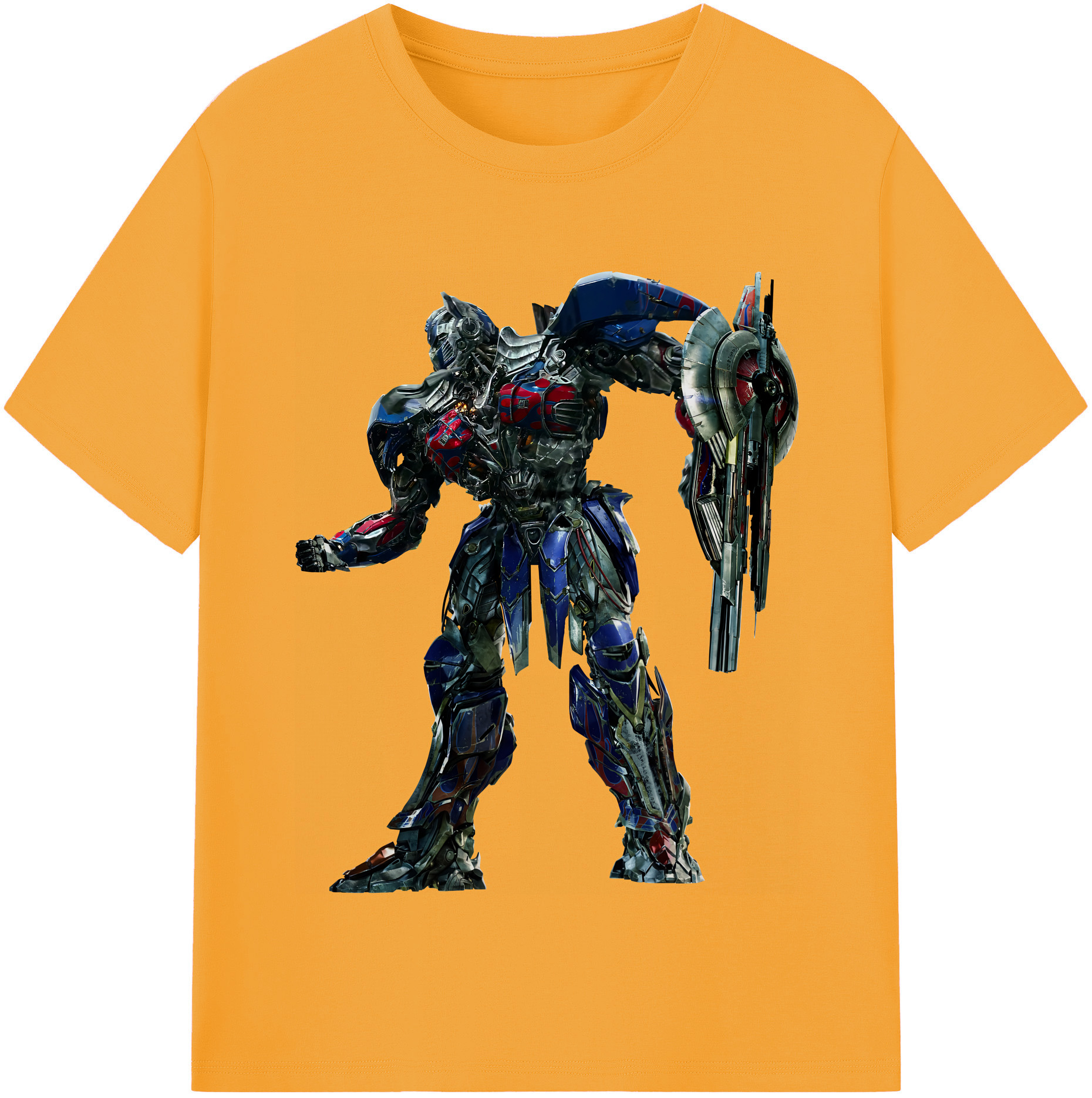 （画像用） Transformers トランスフォーマー レディースカジュアルプリントTシャツ（綿100％）