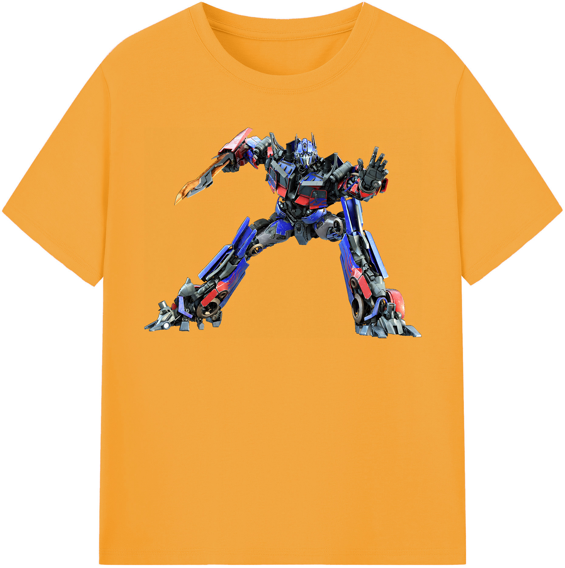 （画像用） Transformers トランスフォーマー レディースカジュアルプリントTシャツ（綿100％）
