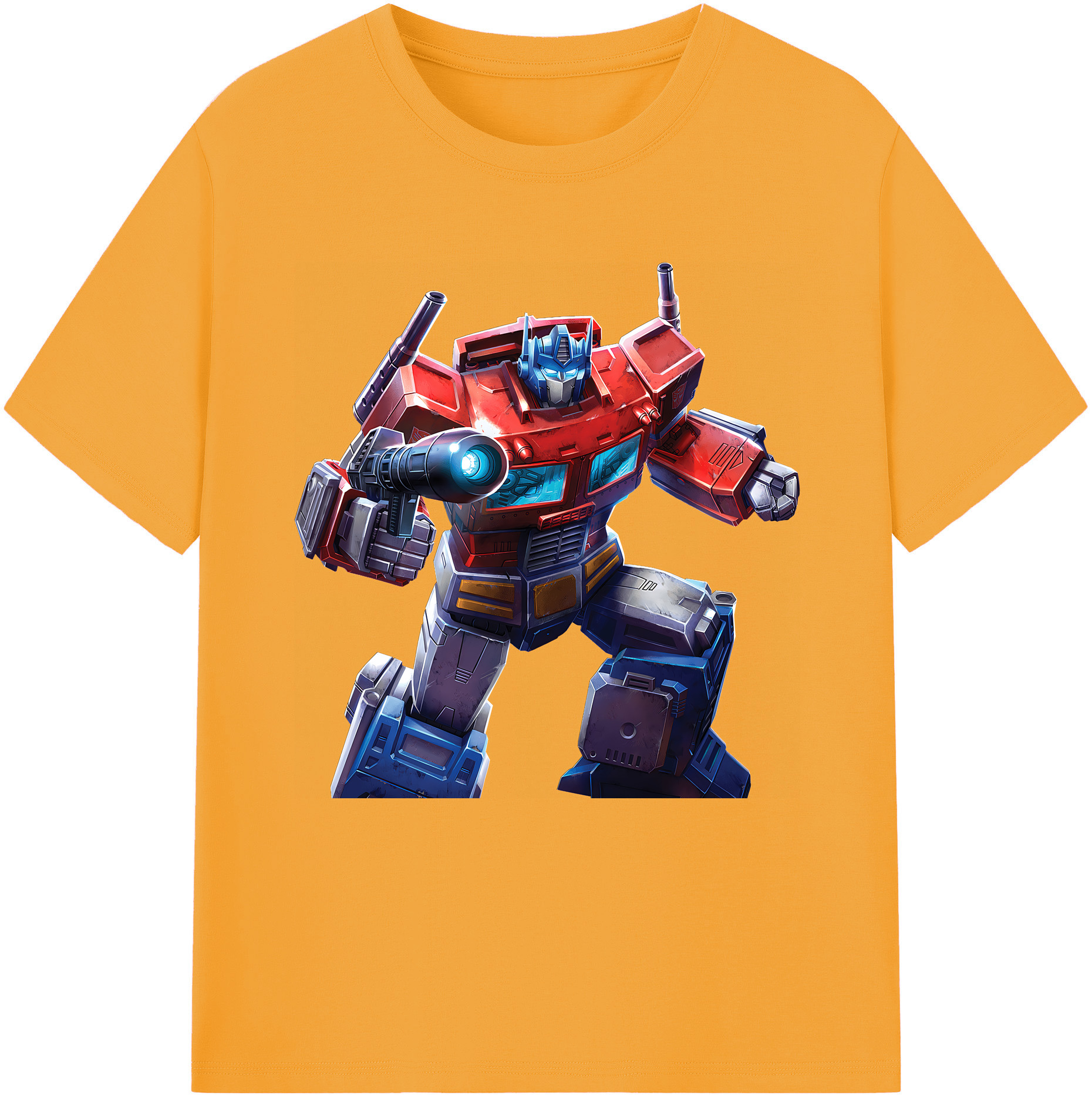 （画像用） Transformers トランスフォーマー レディースカジュアルプリントTシャツ（綿100％）