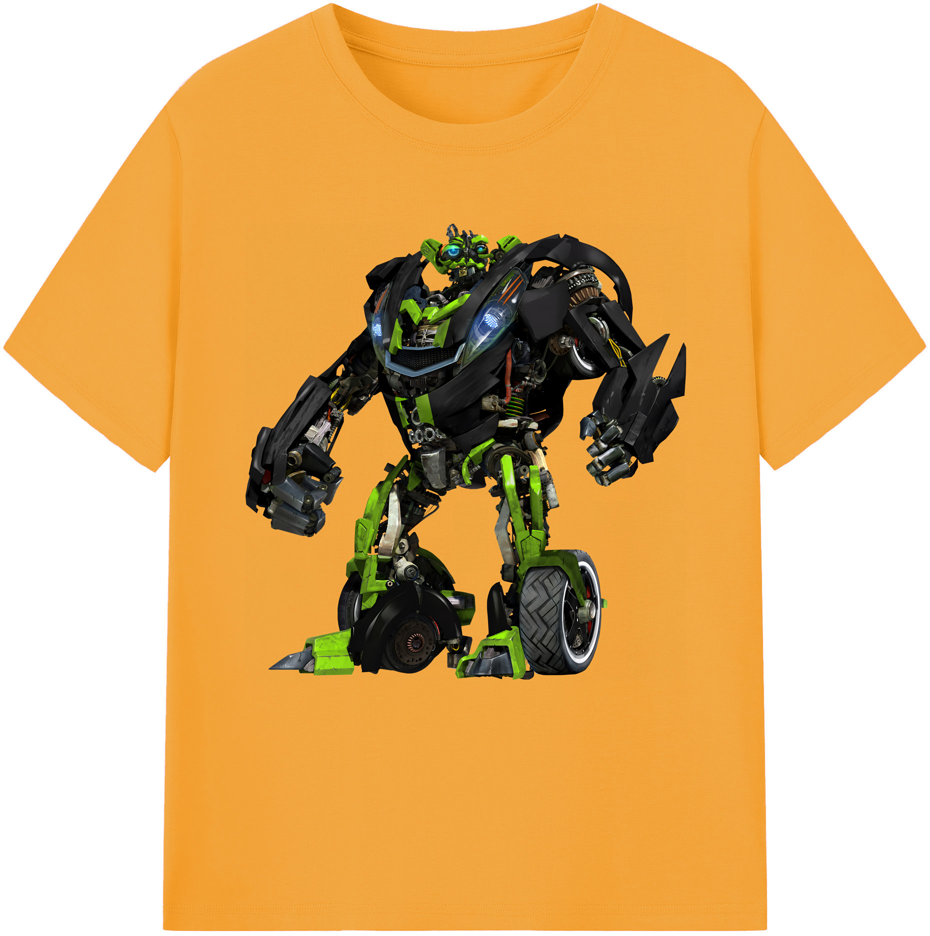 （画像用） Transformers トランスフォーマー レディースカジュアルプリントTシャツ（綿100％）