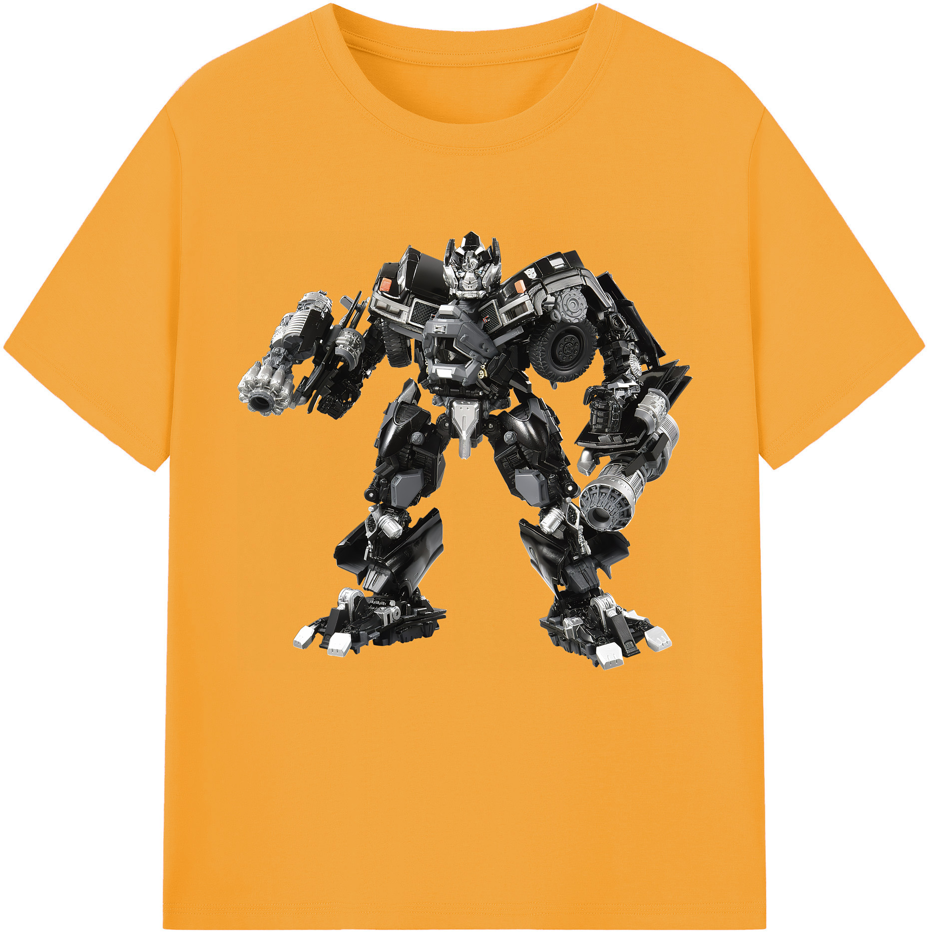 （画像用） Transformers トランスフォーマー レディースカジュアルプリントTシャツ（綿100％）