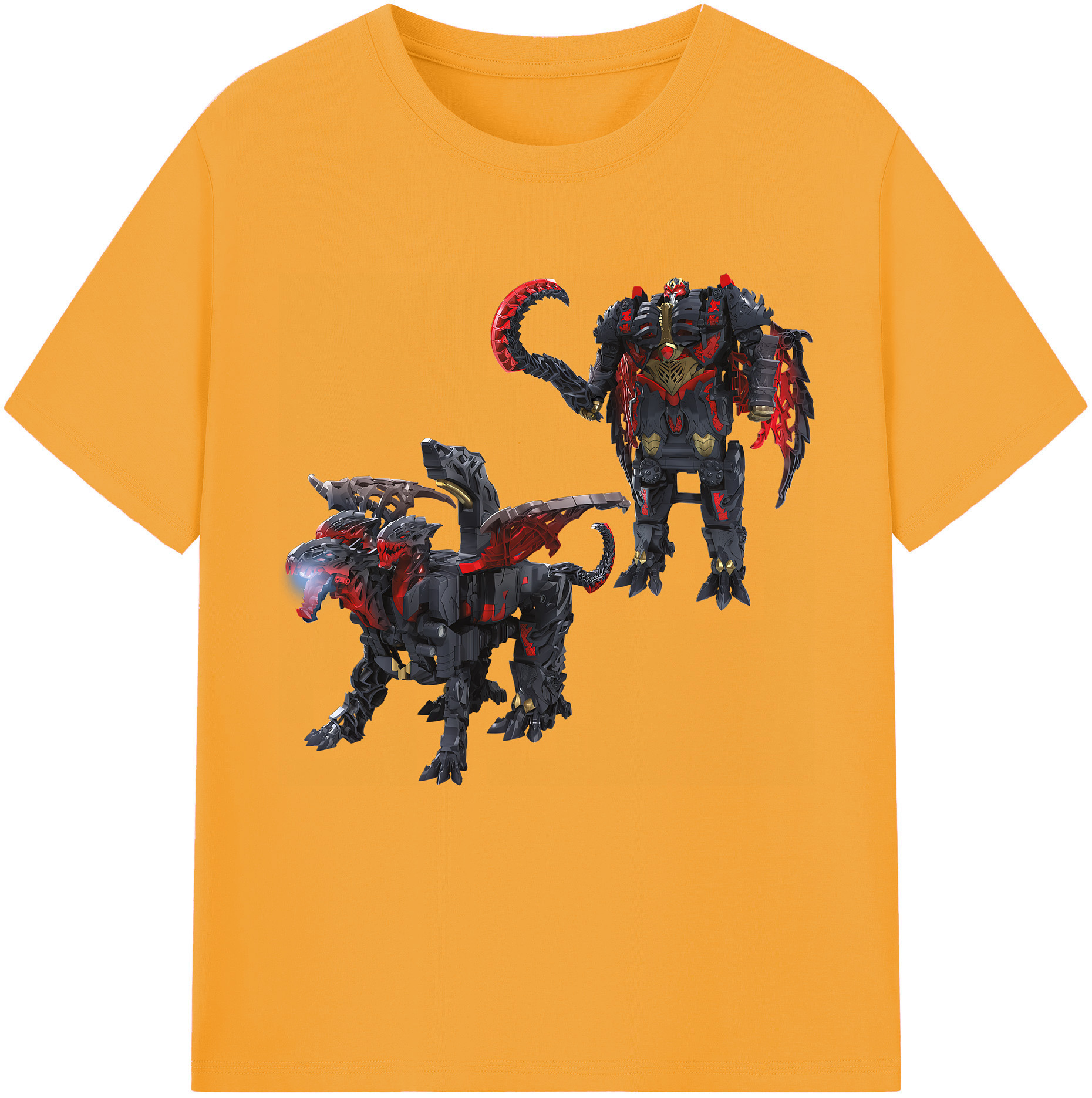 （画像用） Transformers トランスフォーマー レディースカジュアルプリントTシャツ（綿100％）