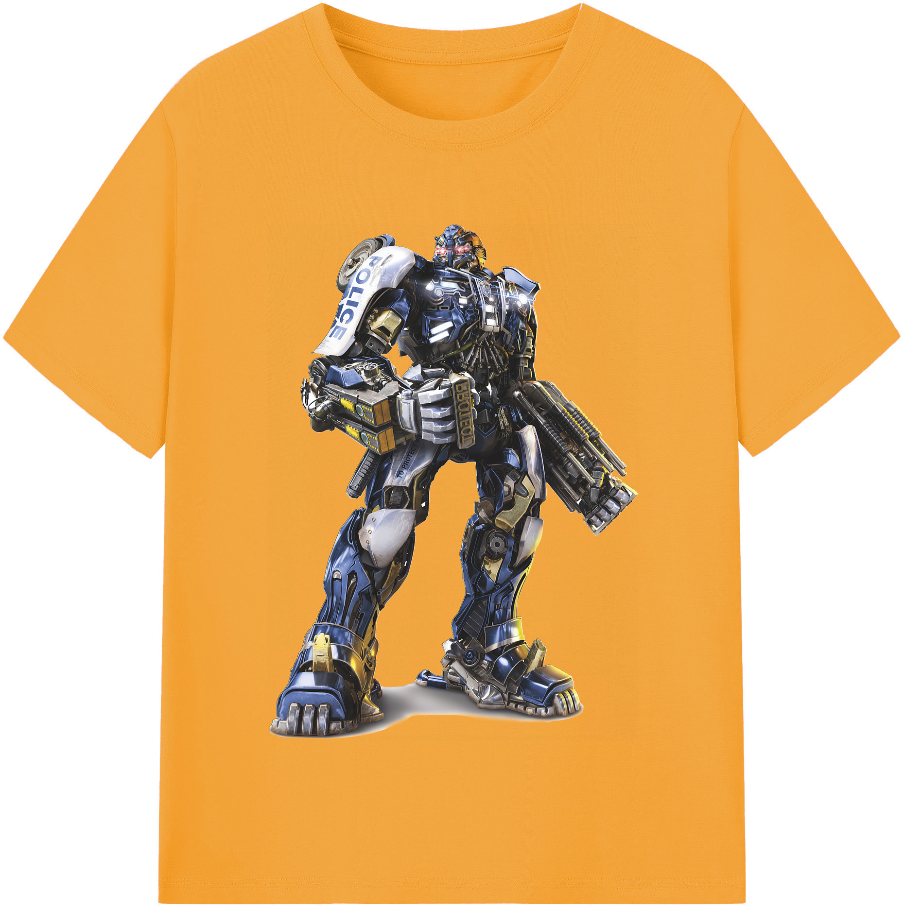 （画像用） Transformers トランスフォーマー レディースカジュアルプリントTシャツ（綿100％）