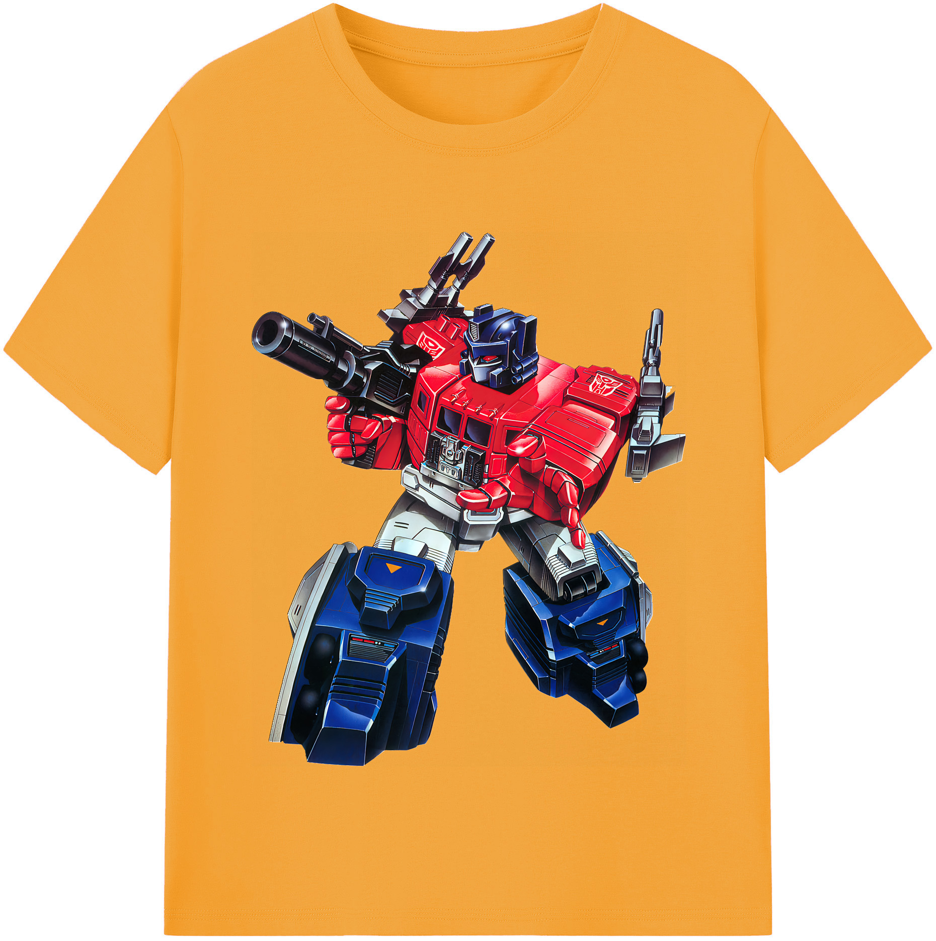 （画像用） Transformers トランスフォーマー レディースカジュアルプリントTシャツ（綿100％）