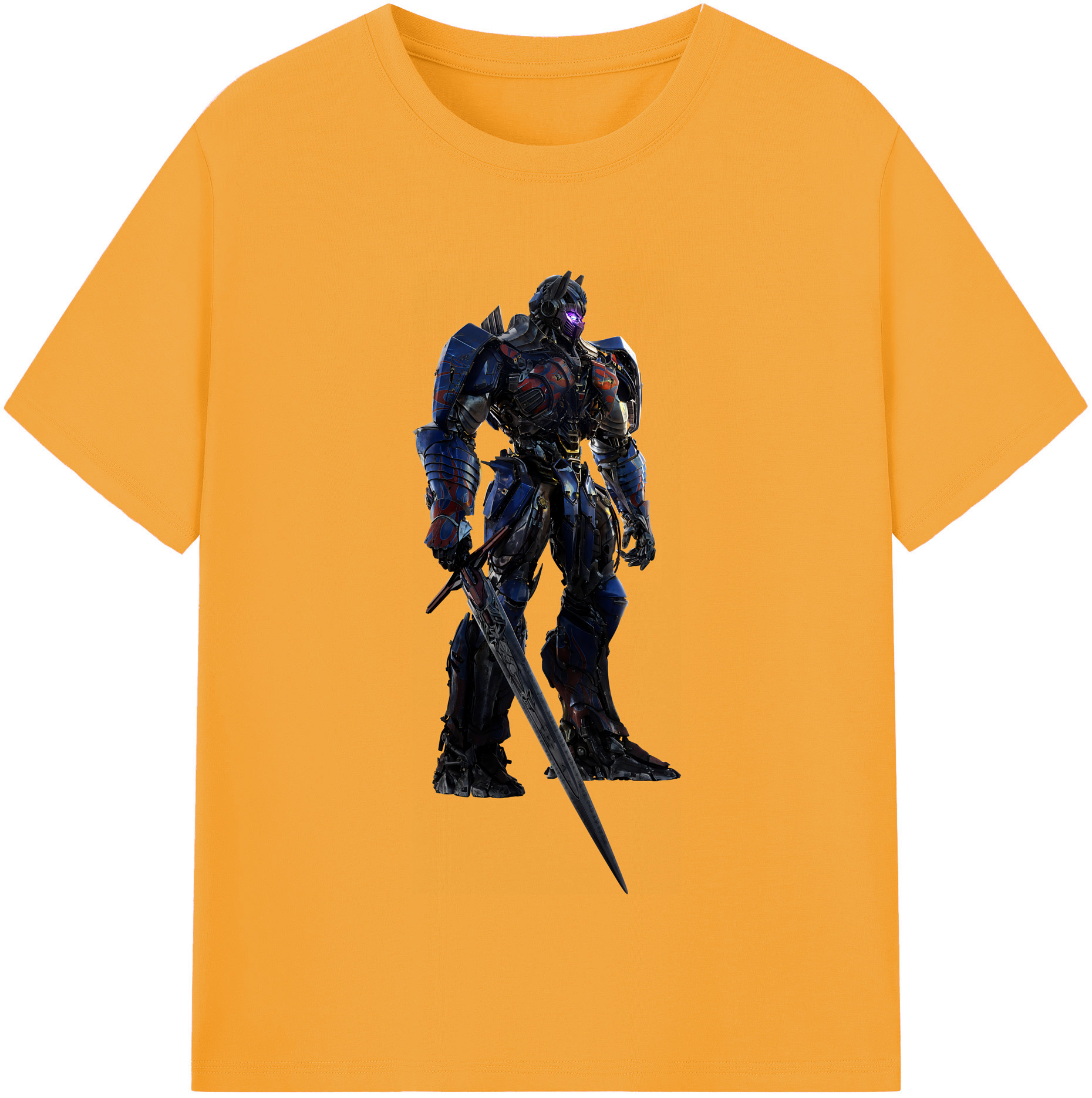 （画像用） Transformers トランスフォーマー レディースカジュアルプリントTシャツ（綿100％）