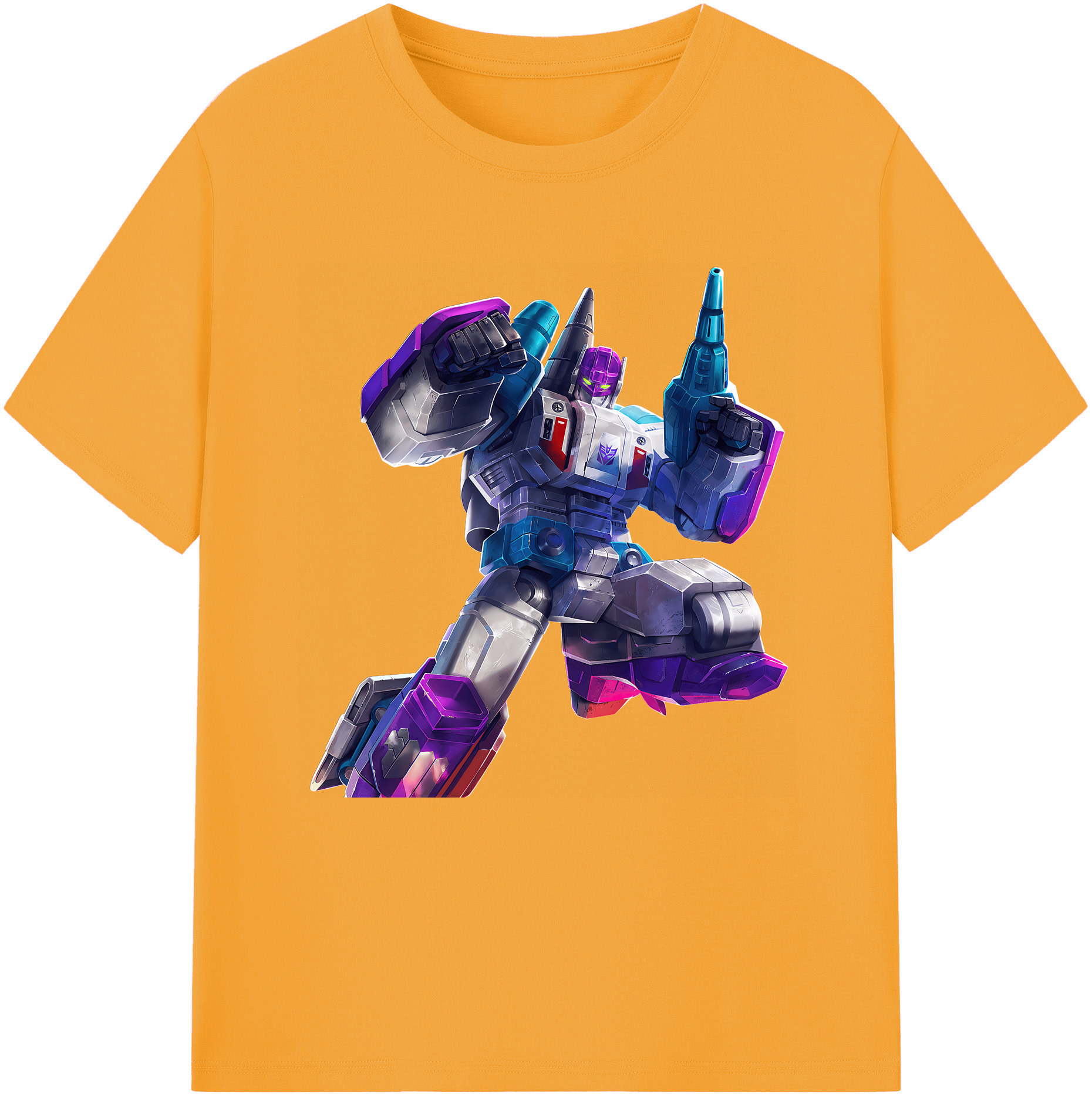（画像用） Transformers トランスフォーマー レディースカジュアルプリントTシャツ（綿100％）