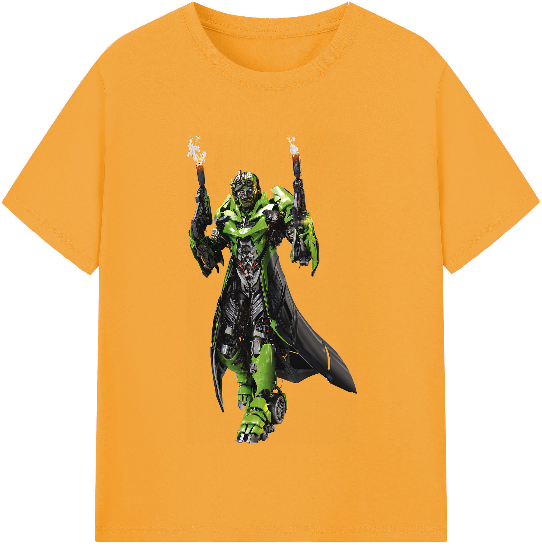 （画像用） Transformers トランスフォーマー レディースカジュアルプリントTシャツ（綿100％）