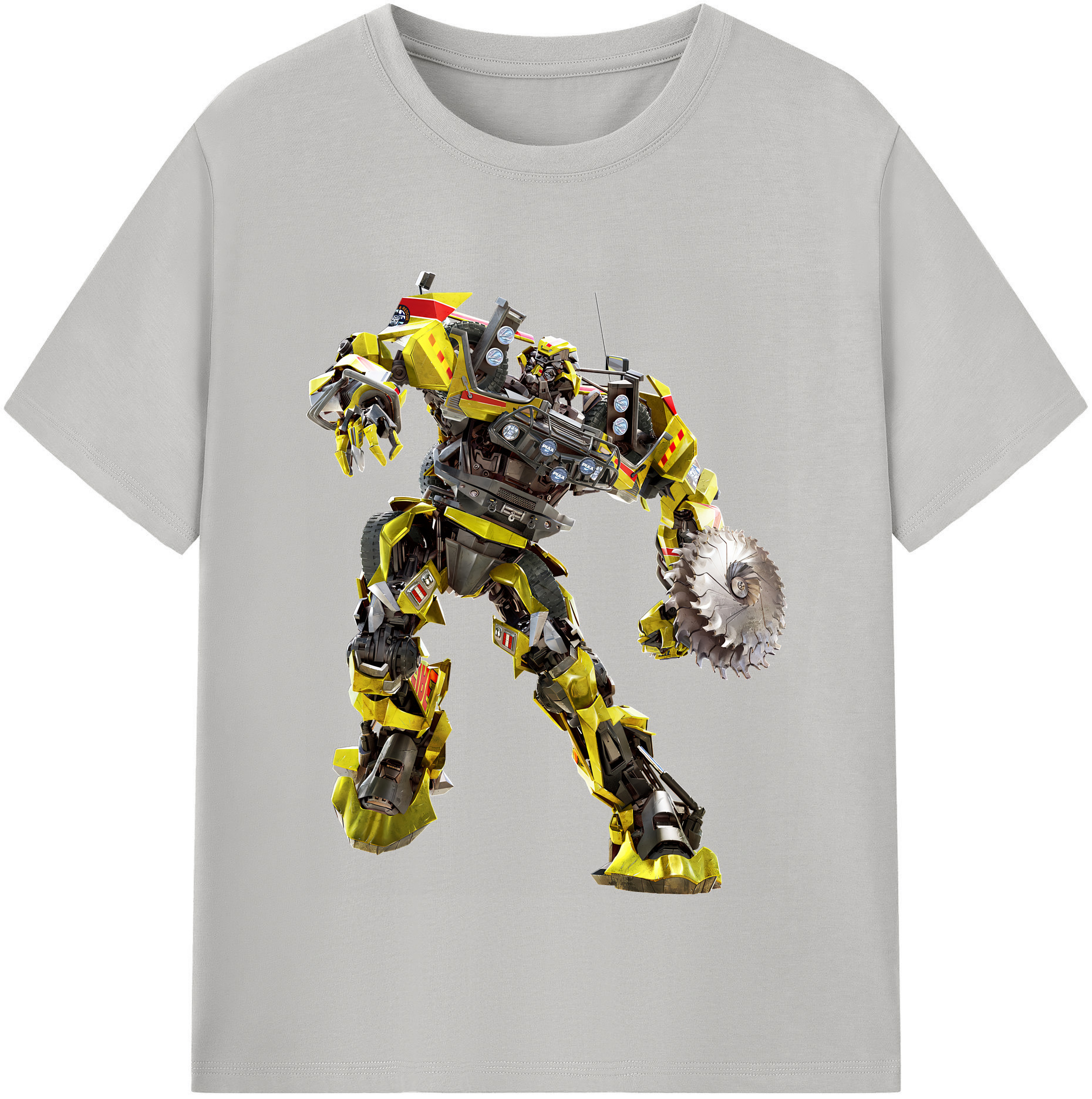 （画像用） Transformers トランスフォーマー レディースカジュアルプリントTシャツ（綿100％）
