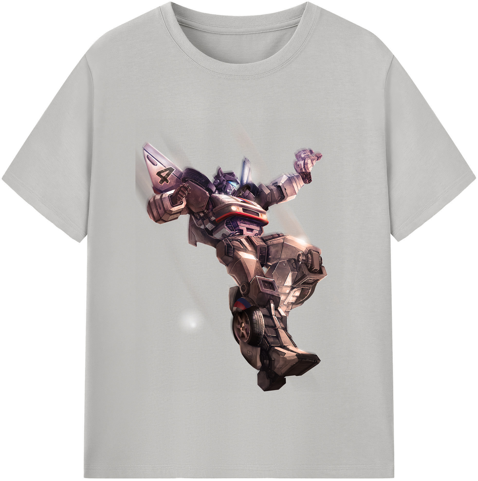 （画像用） Transformers トランスフォーマー レディースカジュアルプリントTシャツ（綿100％）