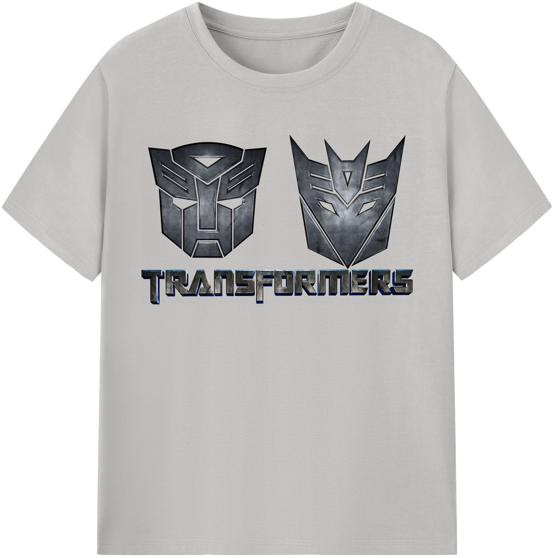 （画像用） Transformers トランスフォーマー レディースカジュアルプリントTシャツ（綿100％）