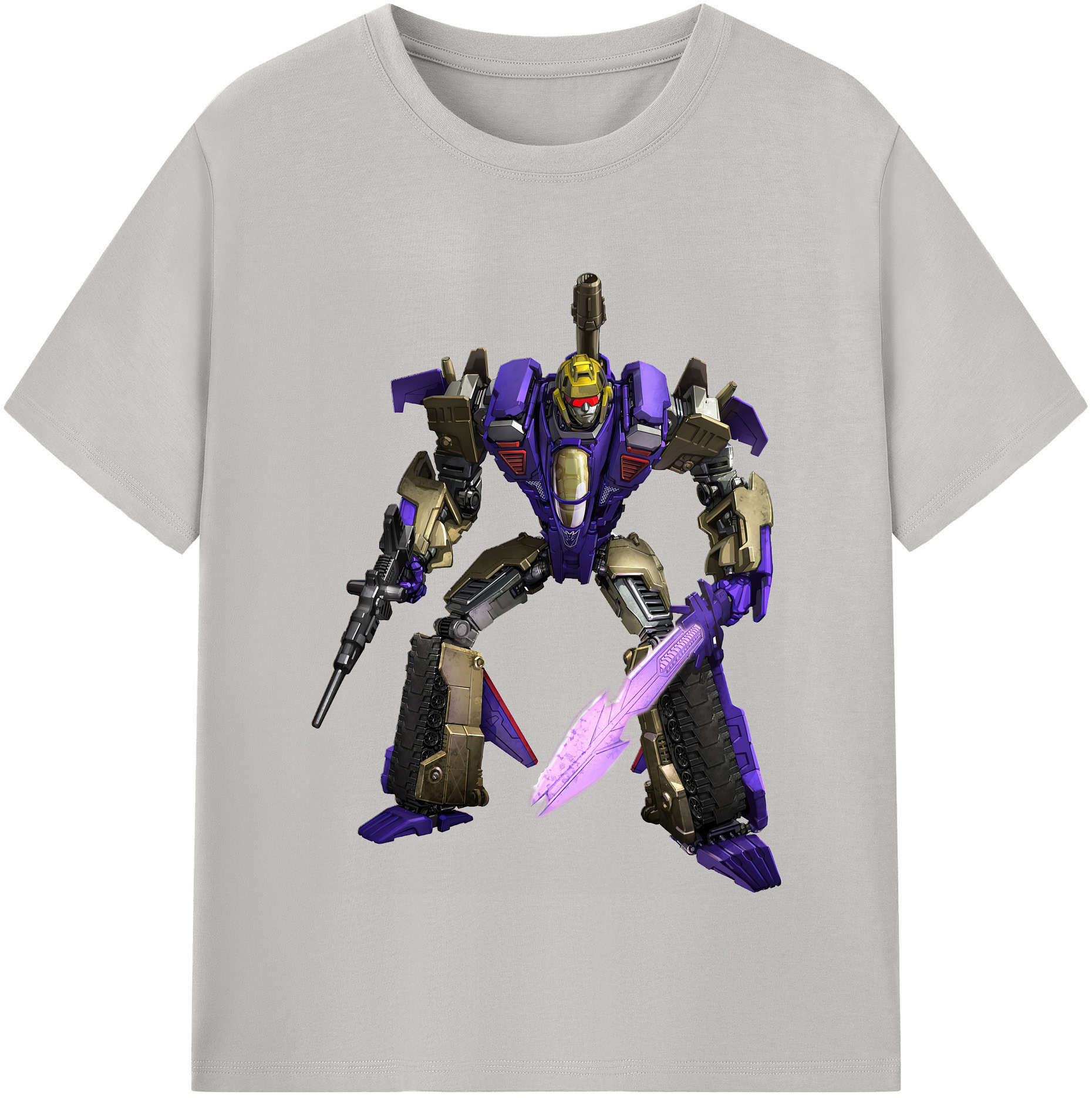 （画像用） Transformers トランスフォーマー レディースカジュアルプリントTシャツ（綿100％）