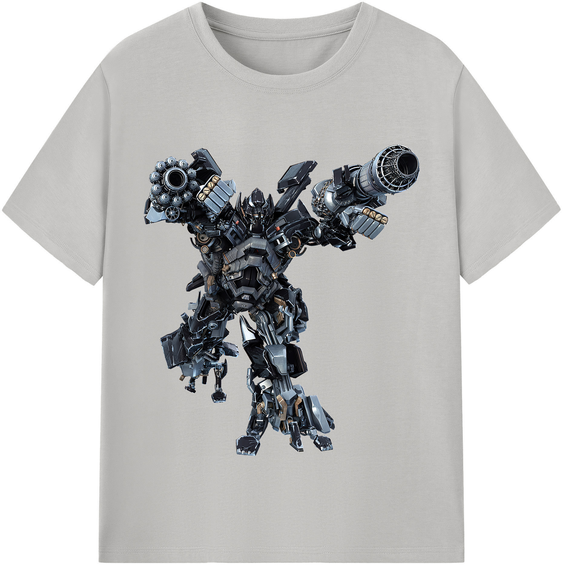 （画像用） Transformers トランスフォーマー レディースカジュアルプリントTシャツ（綿100％）