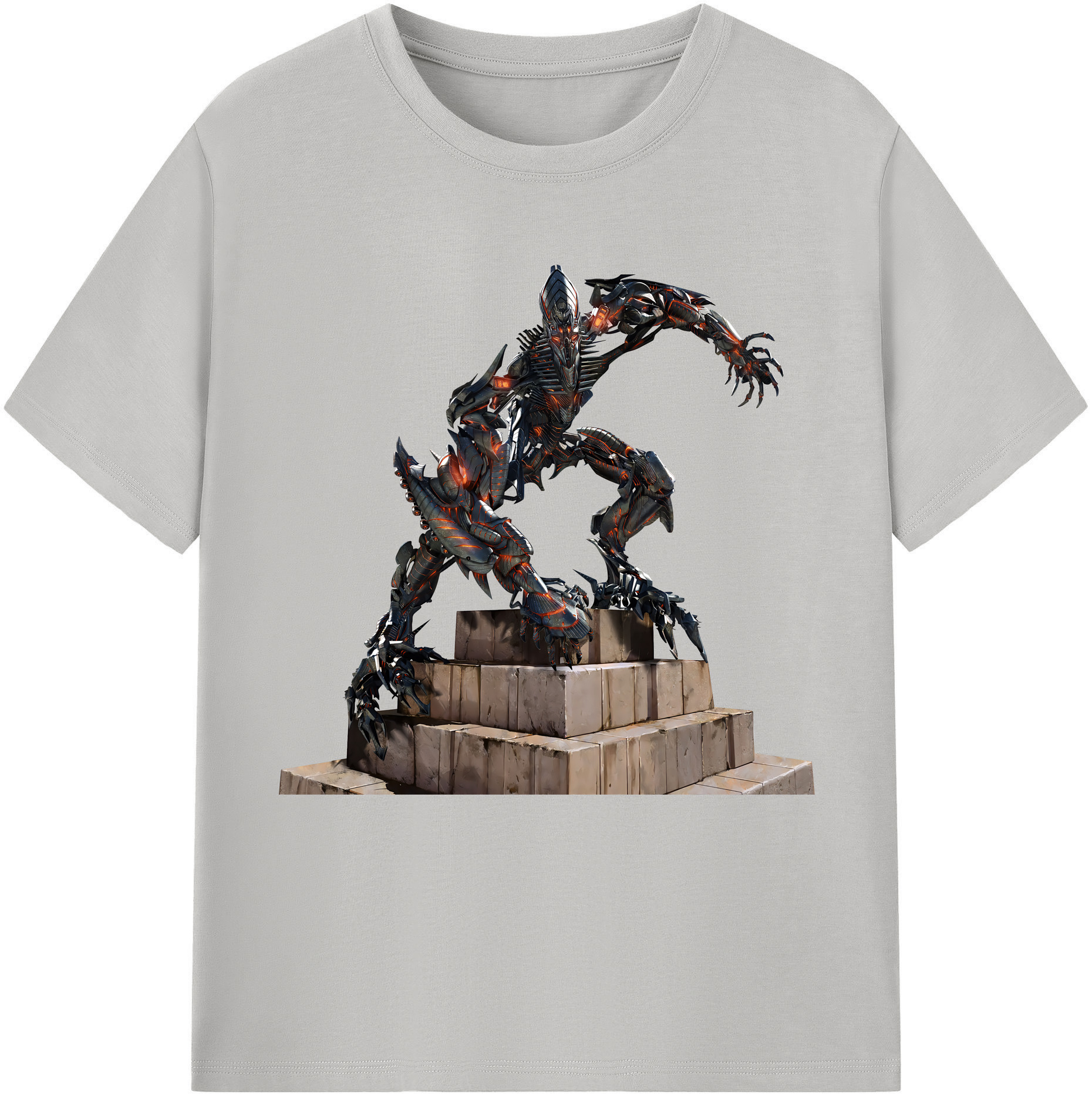 （画像用） Transformers トランスフォーマー レディースカジュアルプリントTシャツ（綿100％）