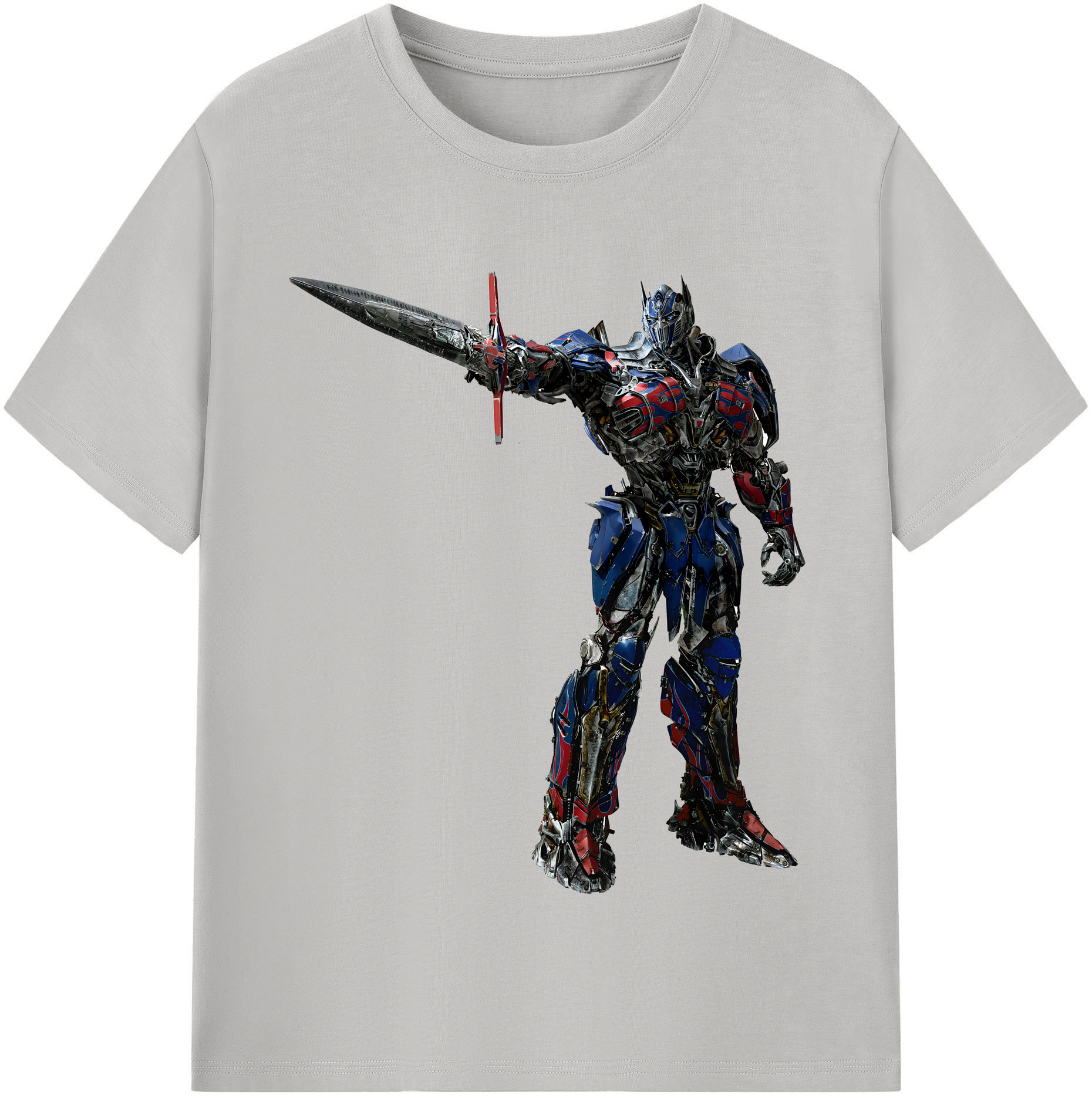 （画像用） Transformers トランスフォーマー レディースカジュアルプリントTシャツ（綿100％）