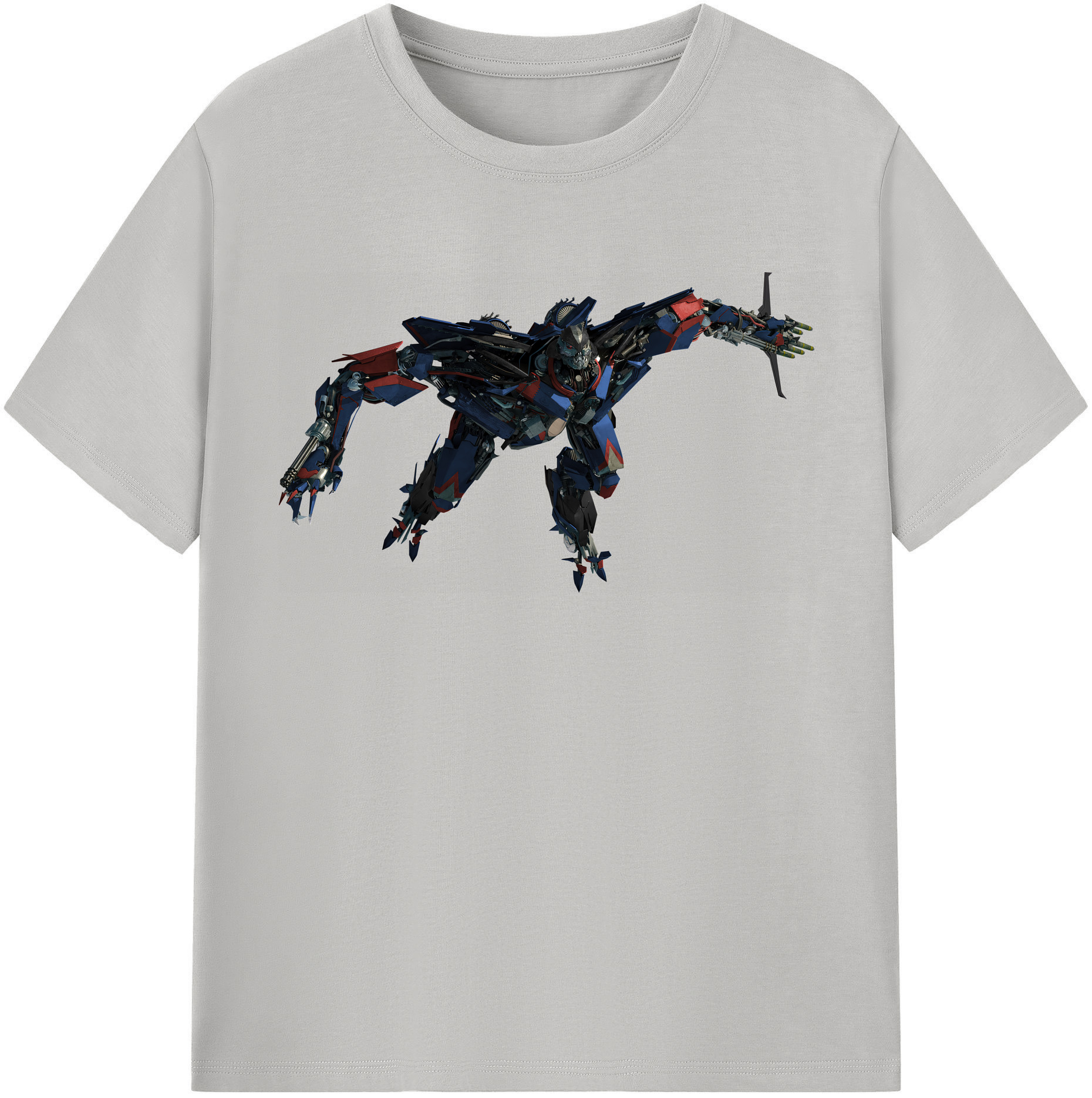（画像用） Transformers トランスフォーマー レディースカジュアルプリントTシャツ（綿100％）
