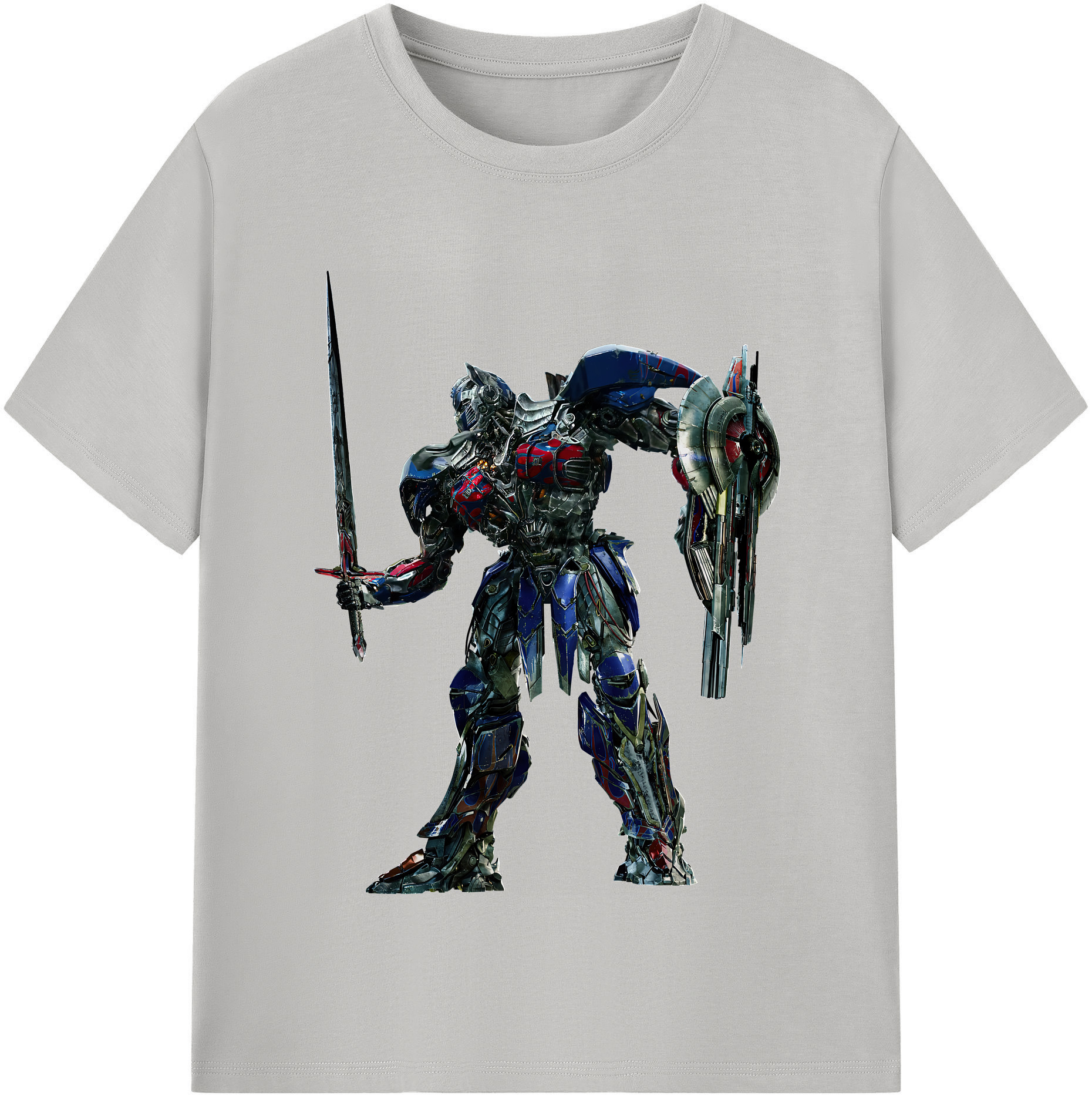 （画像用） Transformers トランスフォーマー レディースカジュアルプリントTシャツ（綿100％）