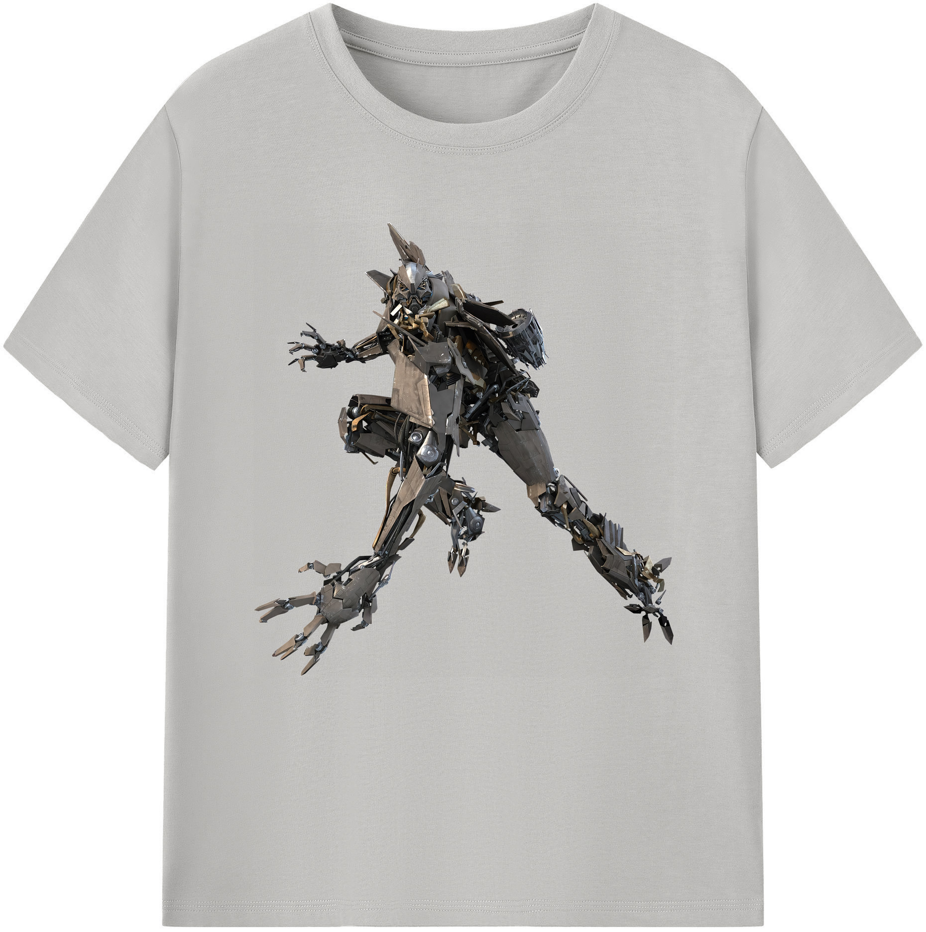 （画像用） Transformers トランスフォーマー レディースカジュアルプリントTシャツ（綿100％）