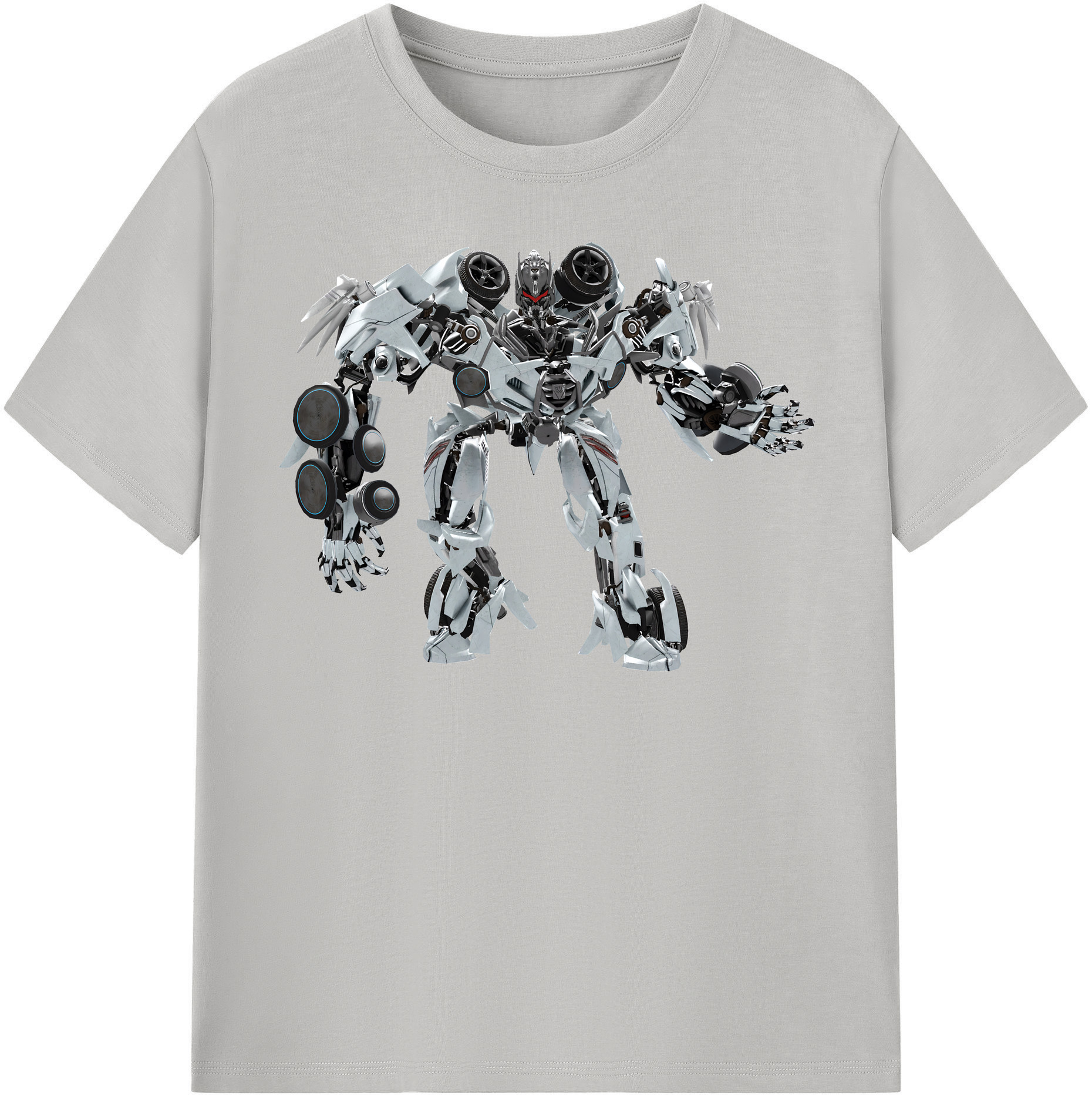 （画像用） Transformers トランスフォーマー レディースカジュアルプリントTシャツ（綿100％）