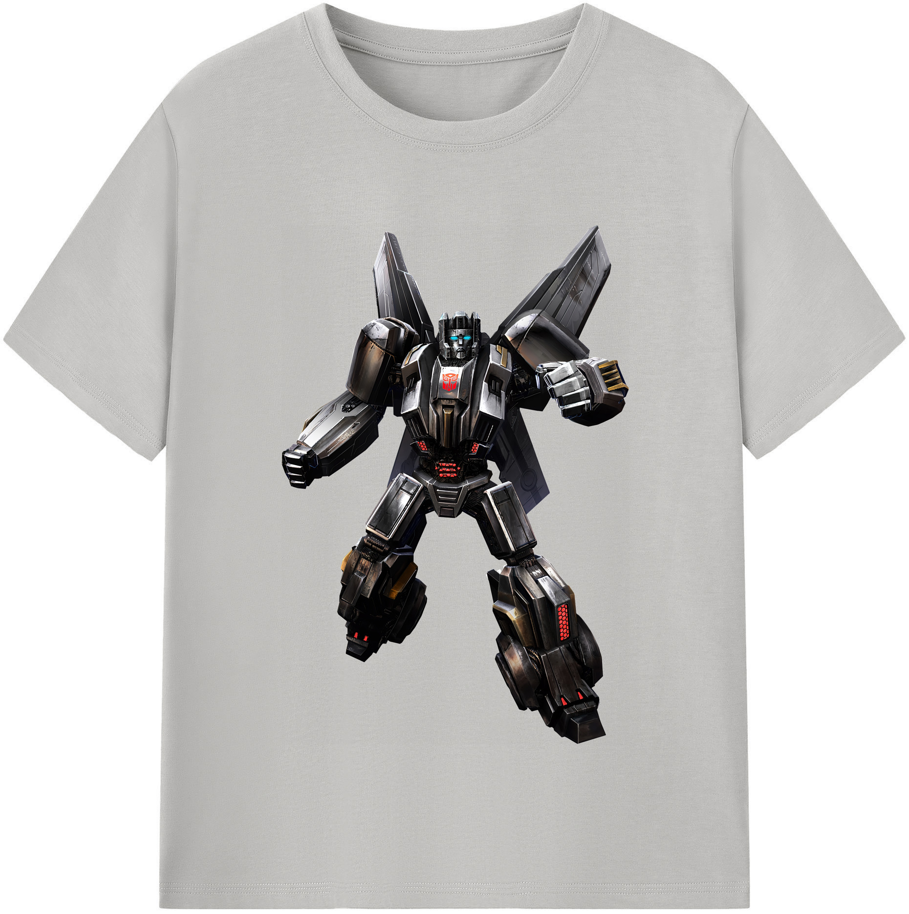 （画像用） Transformers トランスフォーマー レディースカジュアルプリントTシャツ（綿100％）