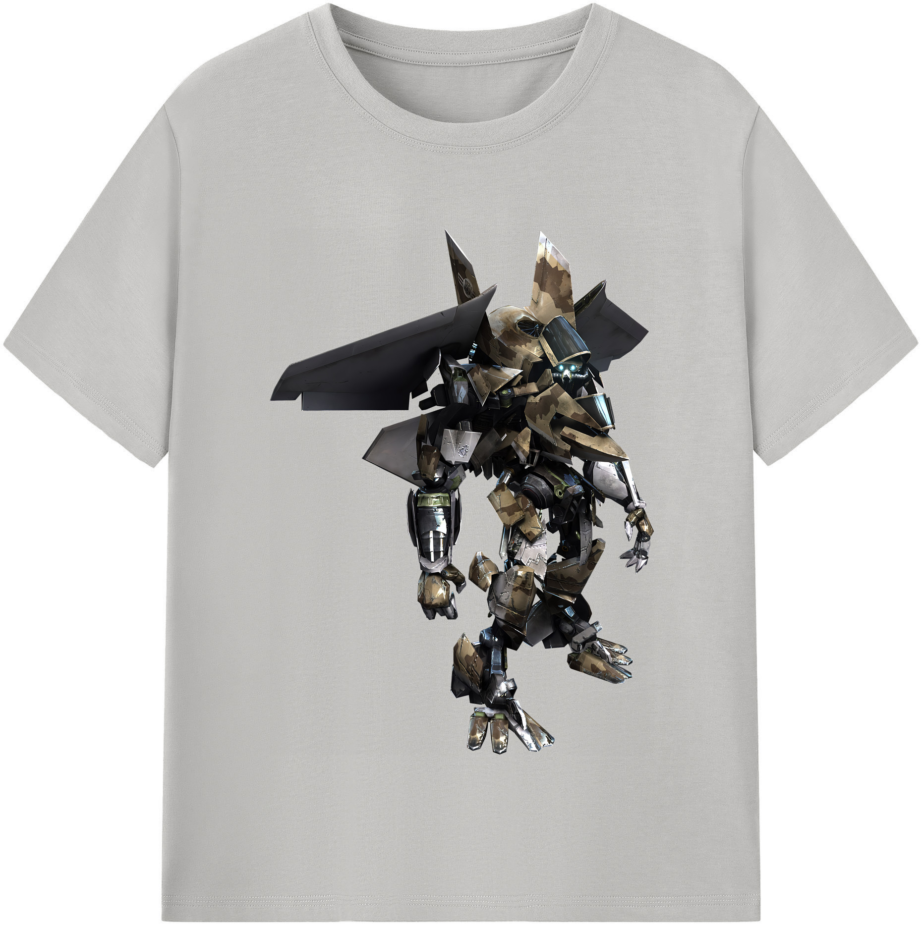 （画像用） Transformers トランスフォーマー レディースカジュアルプリントTシャツ（綿100％）
