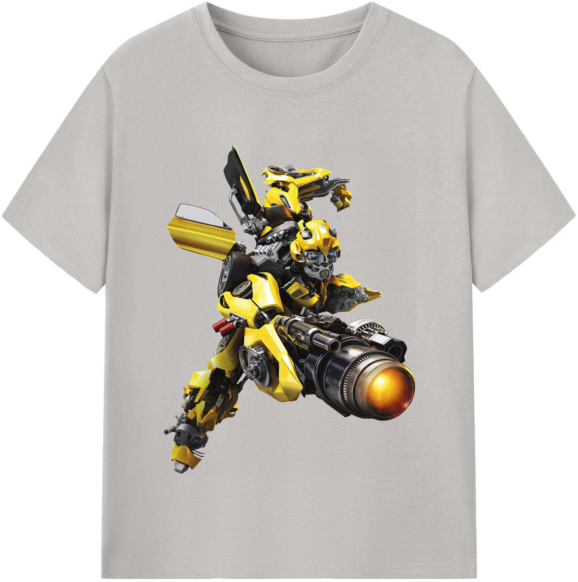 （画像用） Transformers トランスフォーマー レディースカジュアルプリントTシャツ（綿100％）