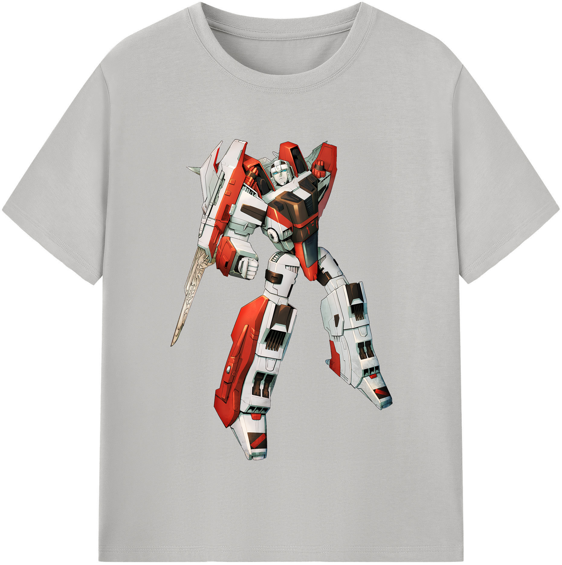 （画像用） Transformers トランスフォーマー レディースカジュアルプリントTシャツ（綿100％）