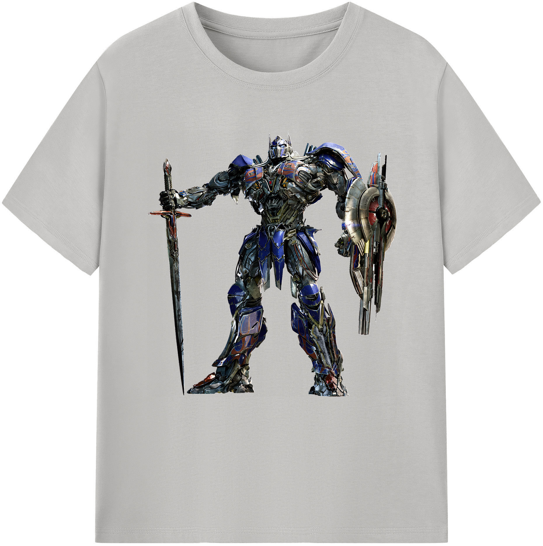 （画像用） Transformers トランスフォーマー レディースカジュアルプリントTシャツ（綿100％）