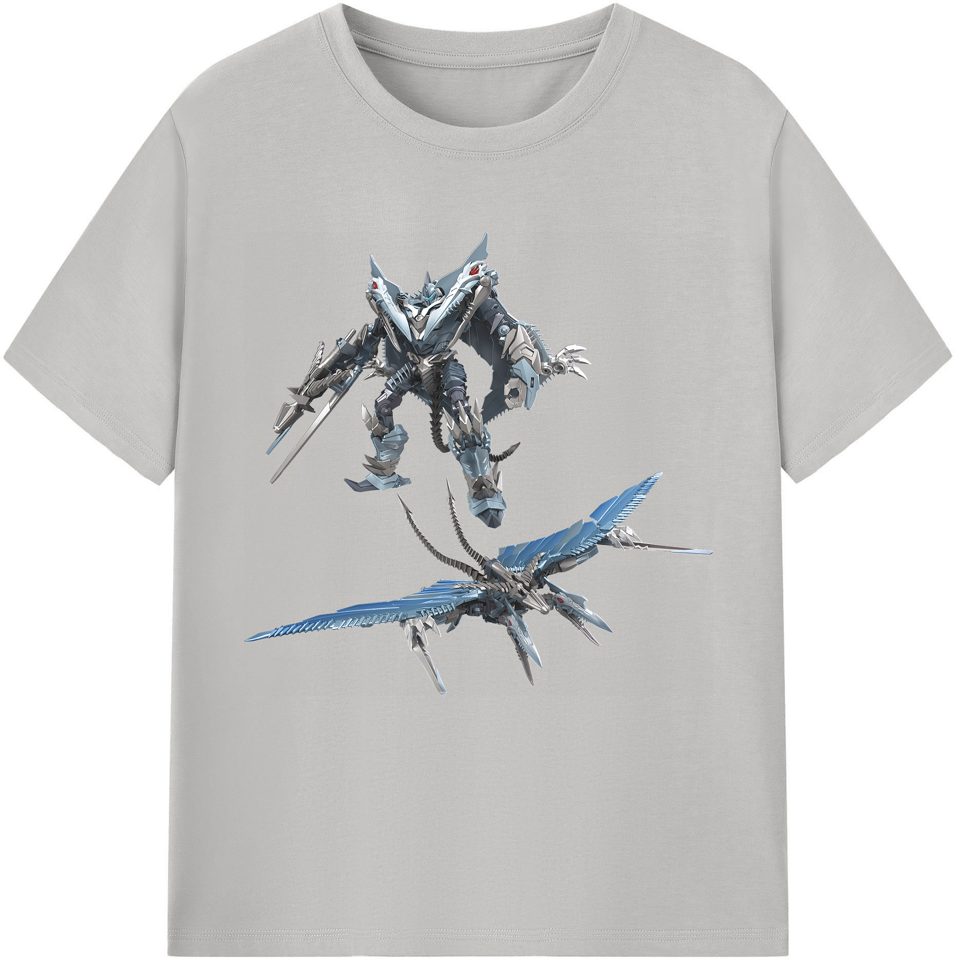 （画像用） Transformers トランスフォーマー レディースカジュアルプリントTシャツ（綿100％）