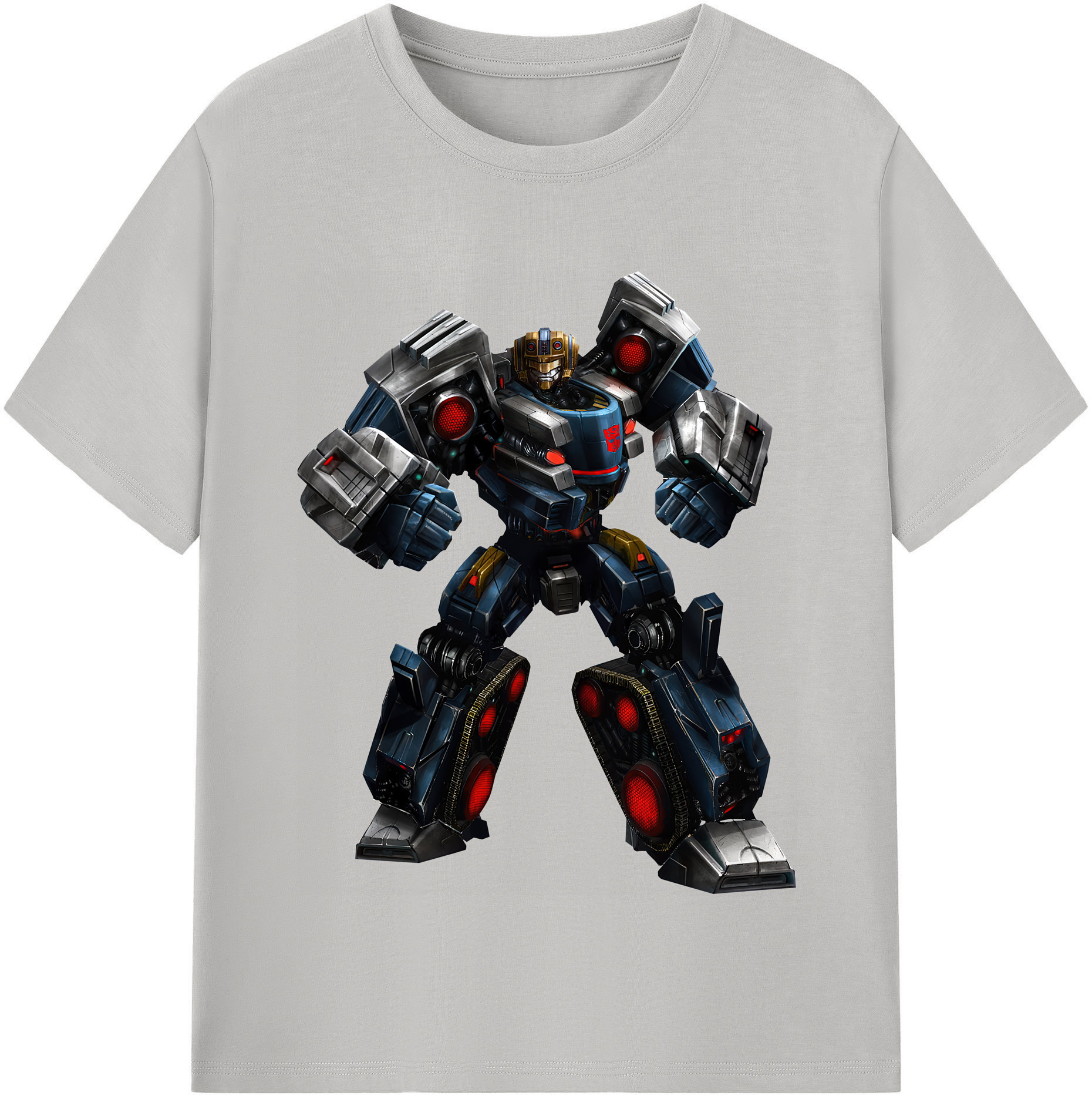 （画像用） Transformers トランスフォーマー レディースカジュアルプリントTシャツ（綿100％）