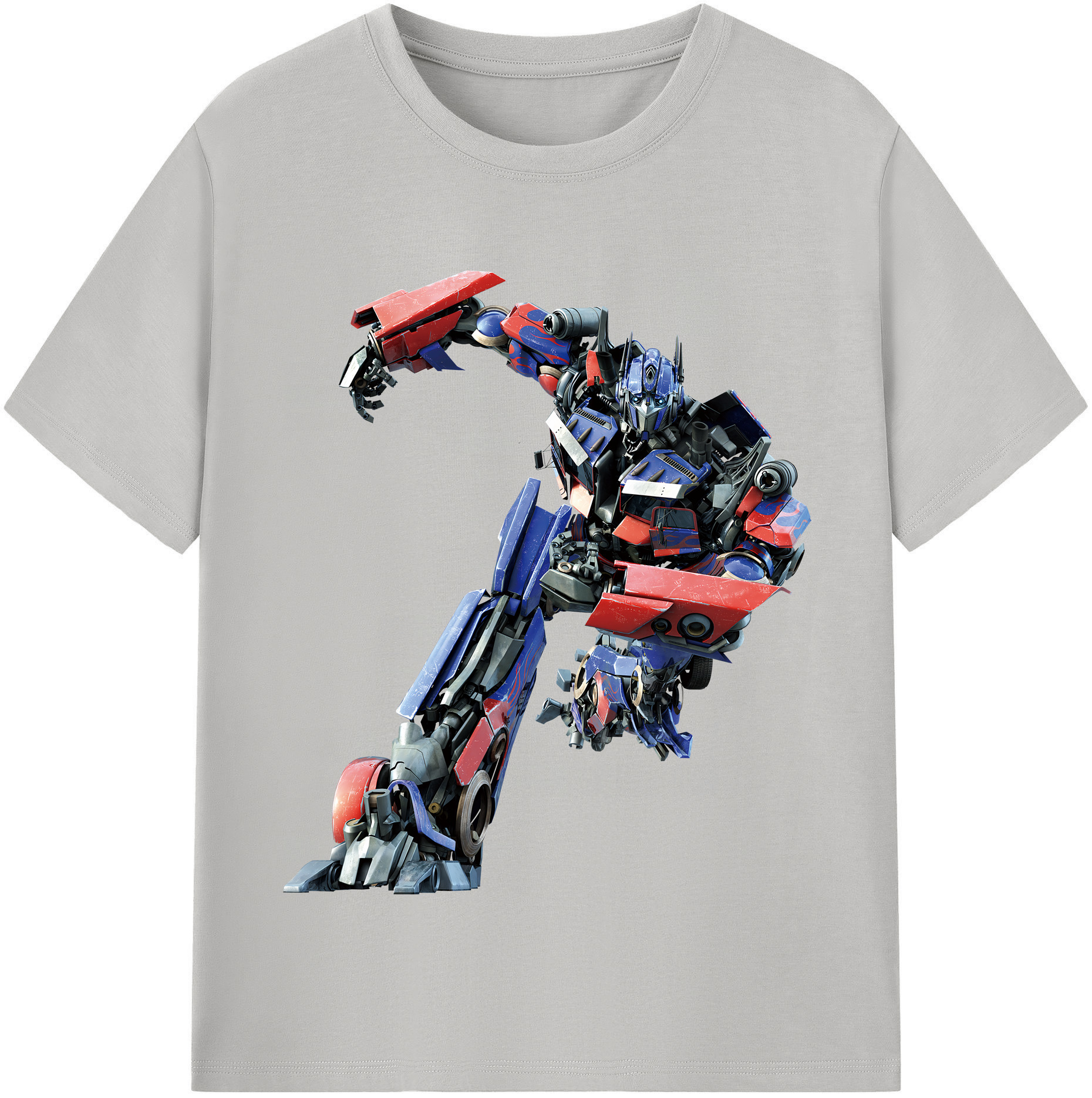 （画像用） Transformers トランスフォーマー レディースカジュアルプリントTシャツ（綿100％）