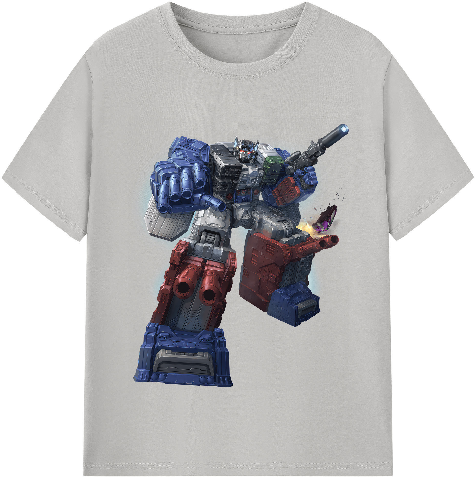 （画像用） Transformers トランスフォーマー レディースカジュアルプリントTシャツ（綿100％）