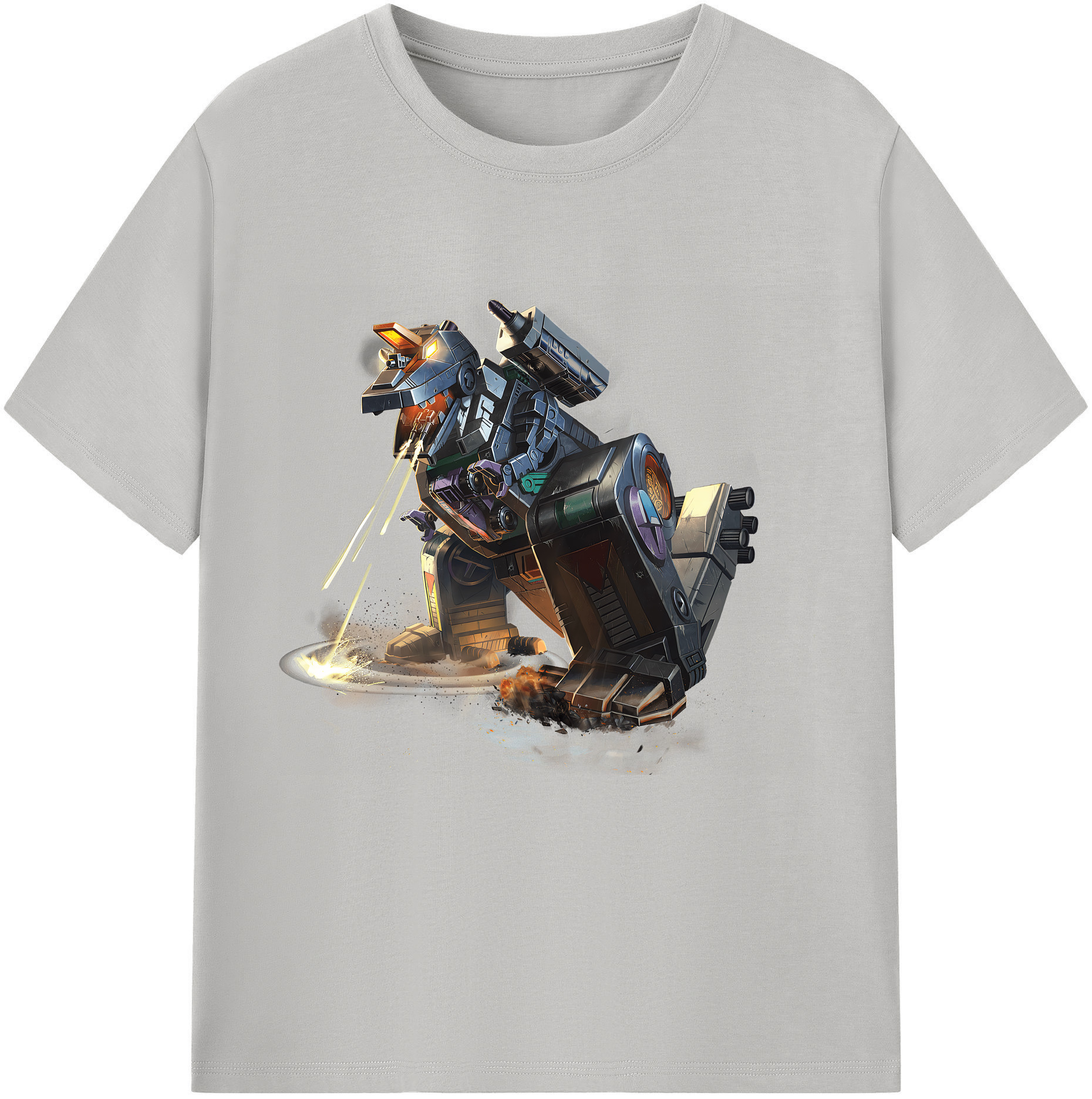 （画像用） Transformers トランスフォーマー レディースカジュアルプリントTシャツ（綿100％）