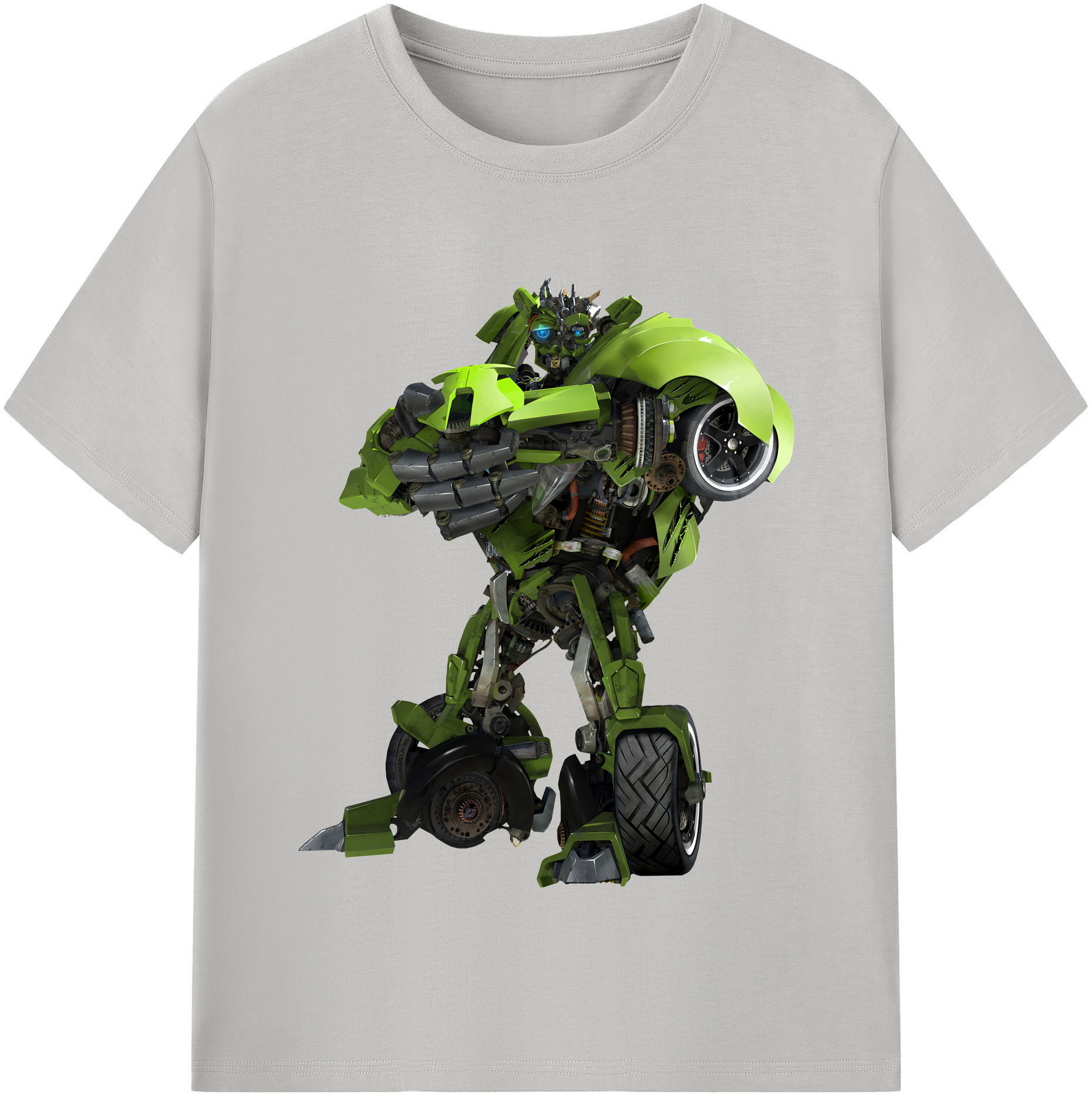 （画像用） Transformers トランスフォーマー レディースカジュアルプリントTシャツ（綿100％）