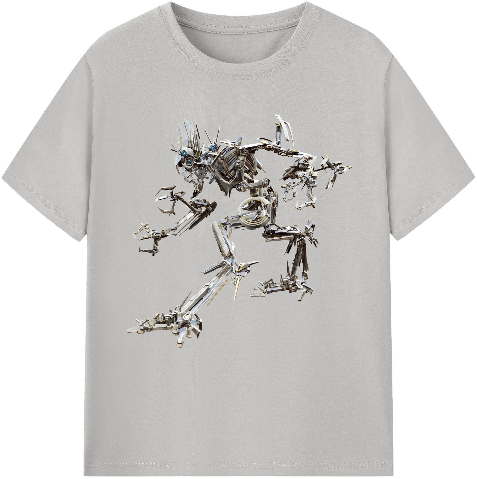 （画像用） Transformers トランスフォーマー レディースカジュアルプリントTシャツ（綿100％）